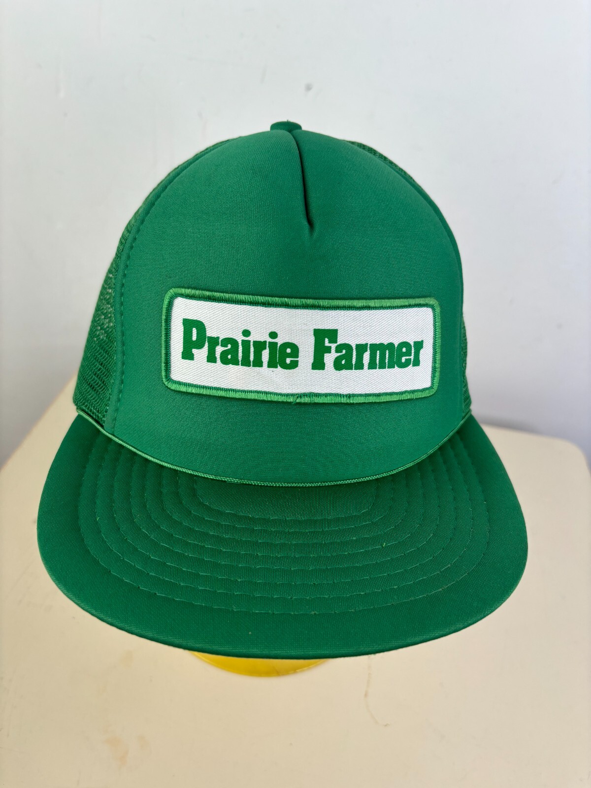NWOT Vintage Prairie Farmer Mesh Trucker Hat Cap Snapback Green NWOT Vintage Prairie Farmer Mesh Trucker Hat Cap Snapback Green
