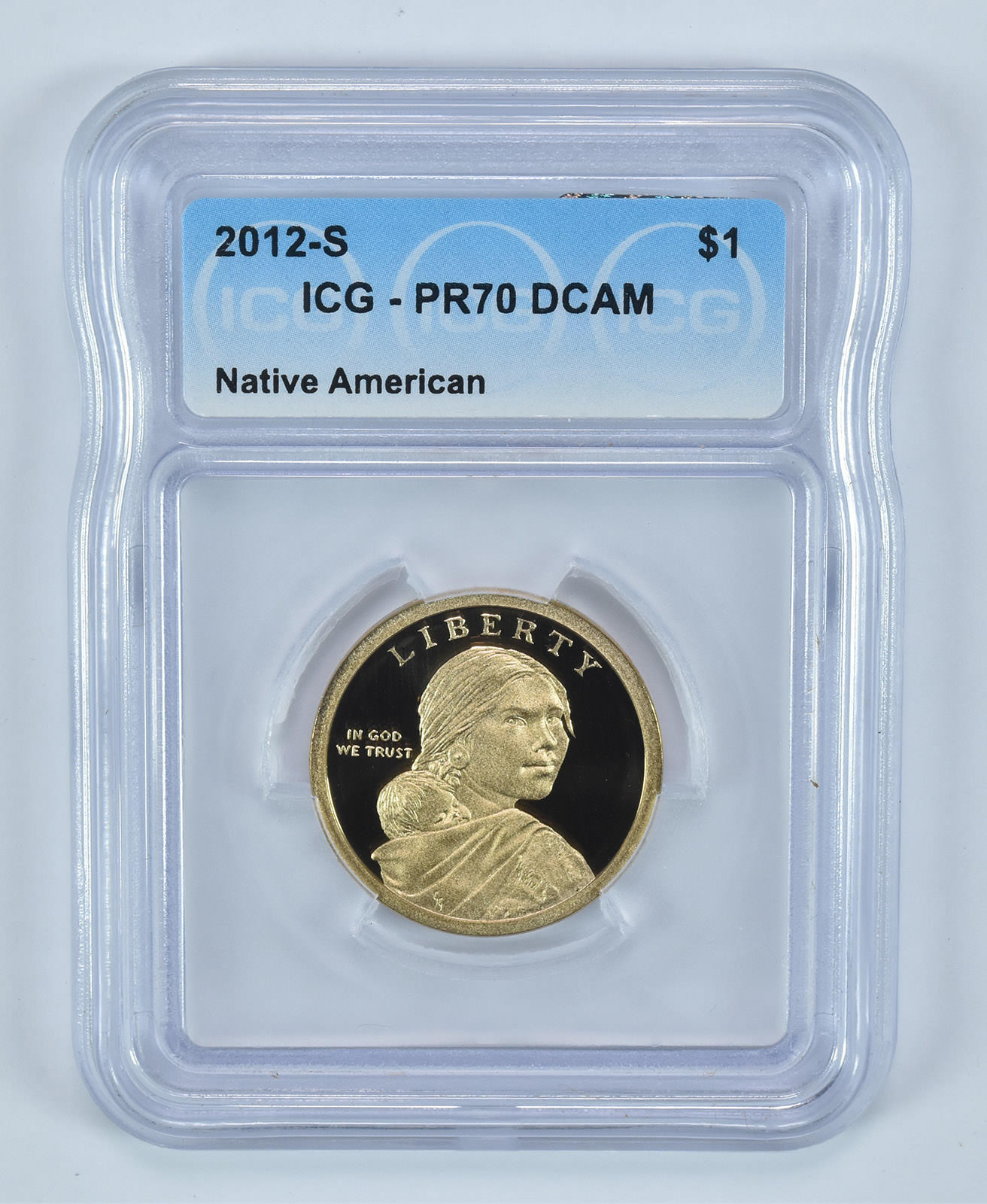 2012-S Sacagawea $1 Trade Routes PR70 DCAM ICG 2012-S Sacagawea $1 Trade Routes PR70 DCAM ICG