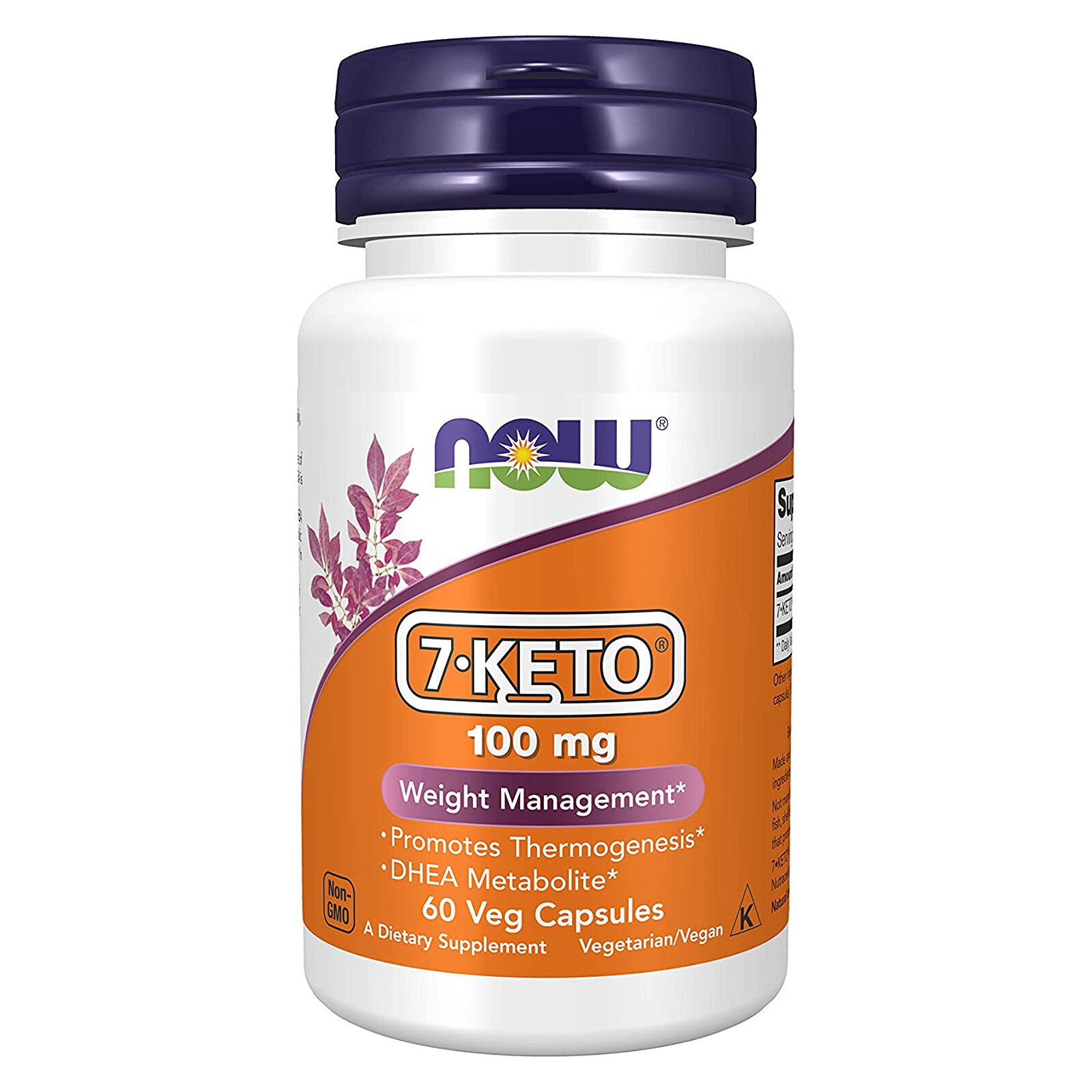 NOW FOODS 7-Keto 100 mg 60 Veg Capsules