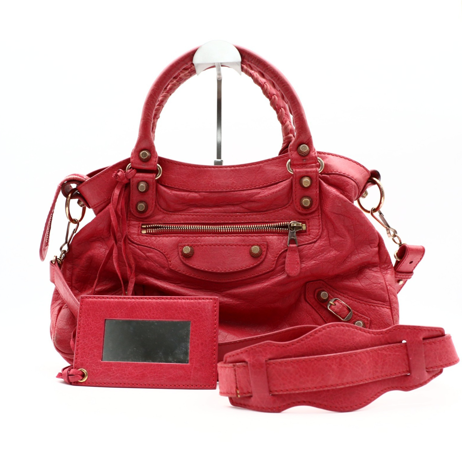 BALENCIAGA The Town Giant Leather Handbag