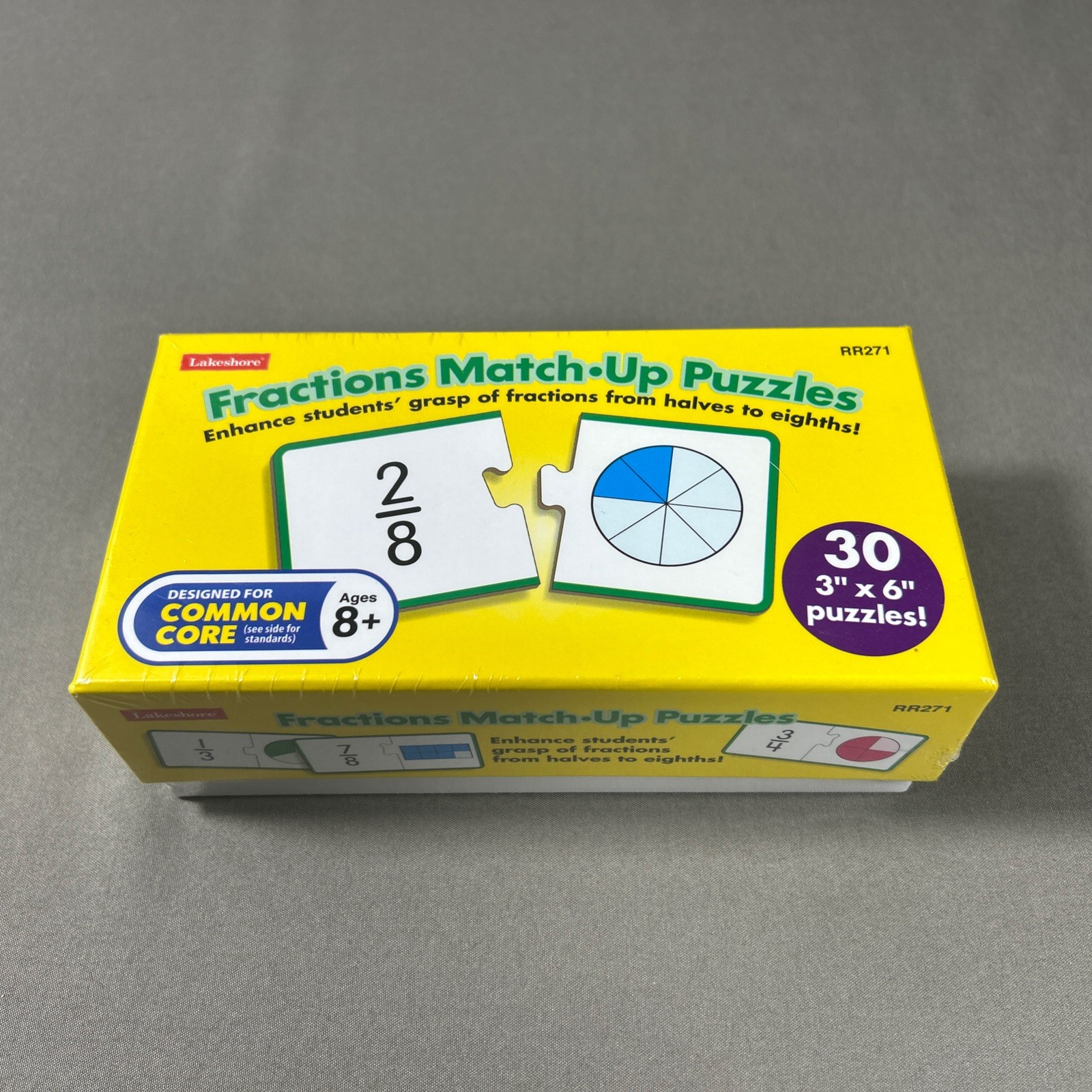 NEW Lakeshore Learning Fractions Match-Up Puzzles Math Fun Back to School NEW Lakeshore Learning Fractions Match-Up Puzzles Math Fun Back to School