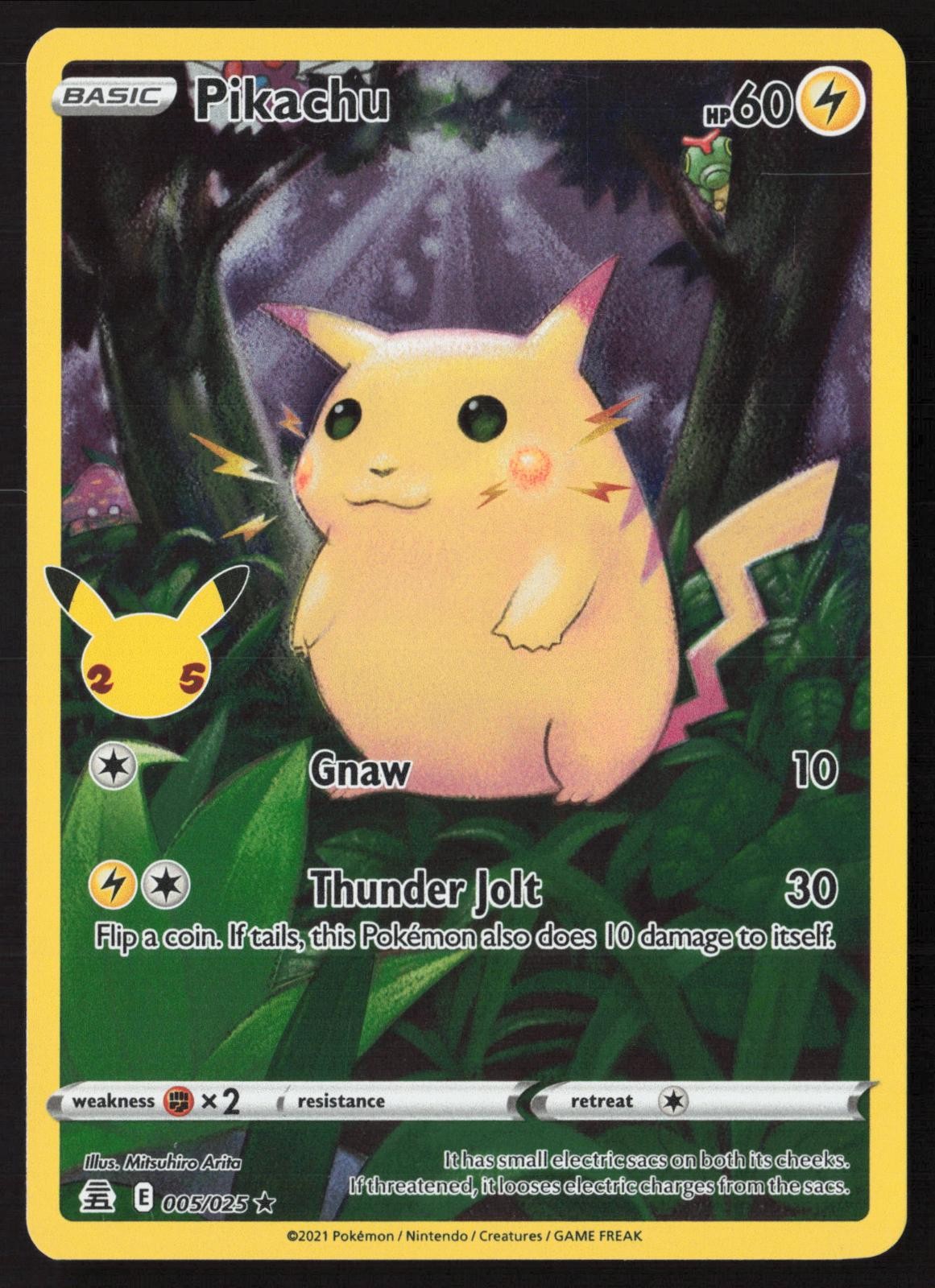 Pikachu Full Art 005/025 Pokemon Celebrations LP