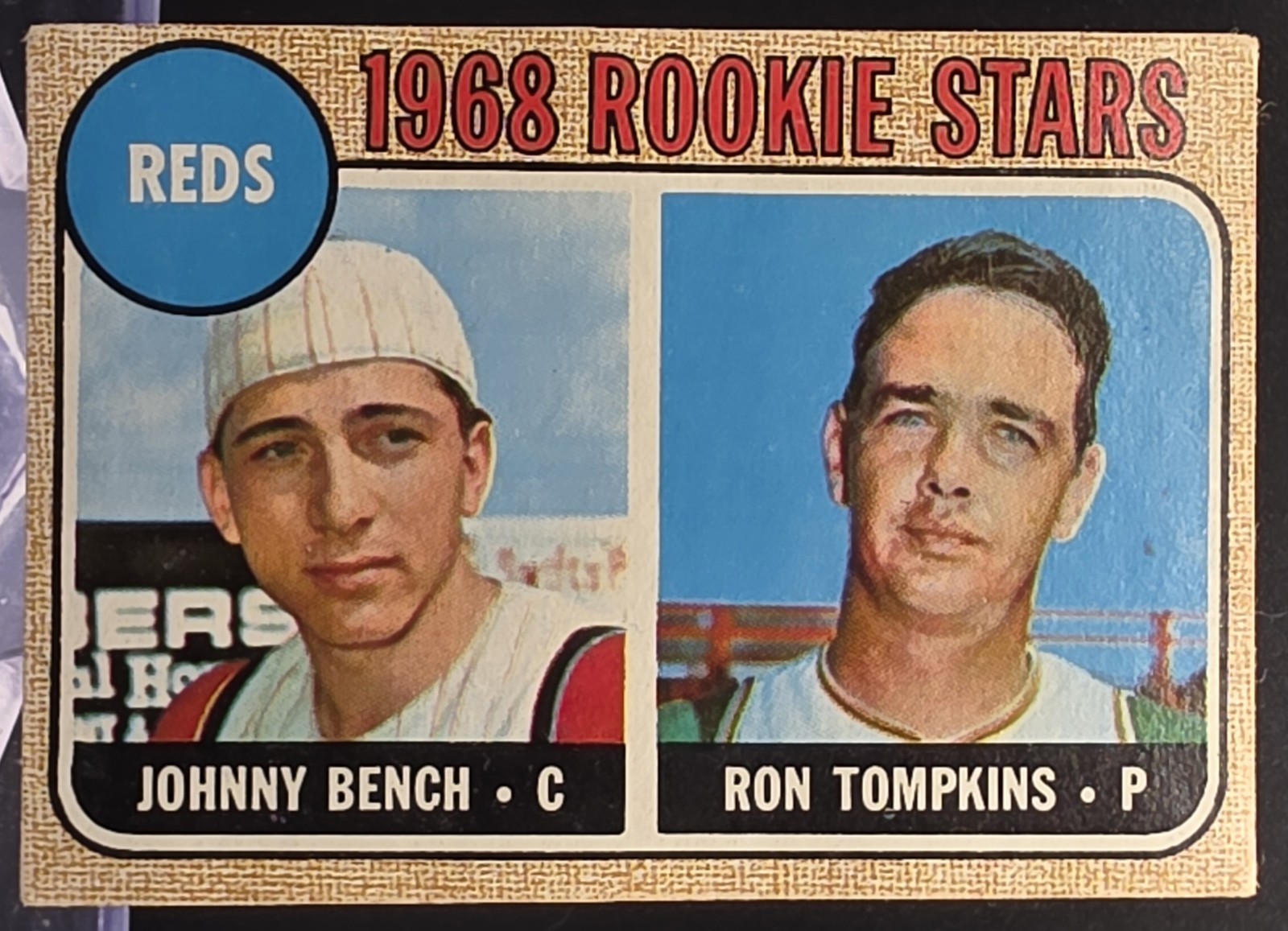 1968 Topps Johnny Bench RC #247 VGEX