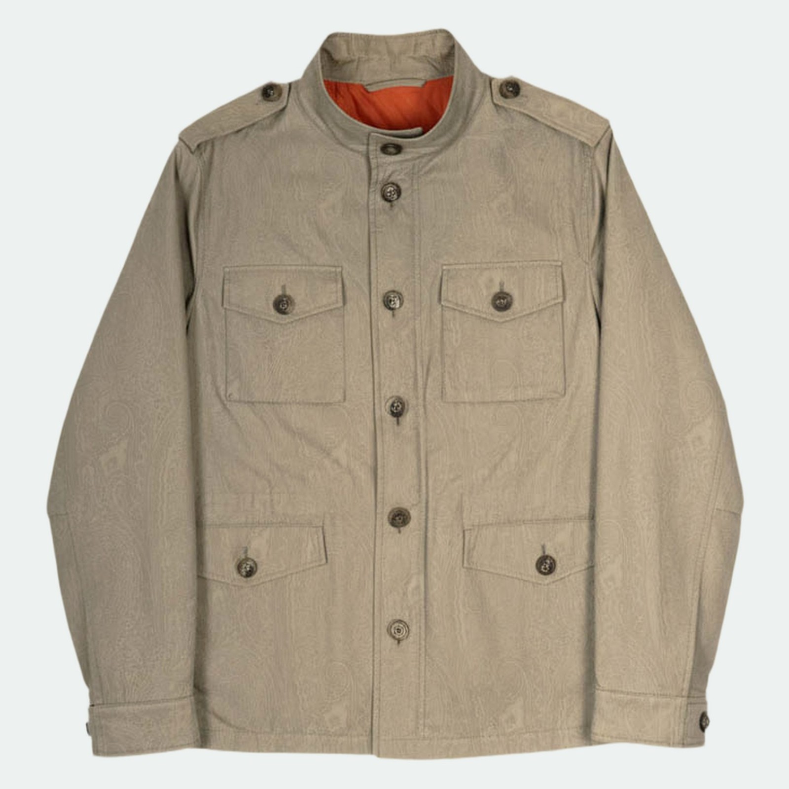Etro Men’s Safari-Style Cotton-Polyamide Jacket, Light Size XL (Fits XXL)