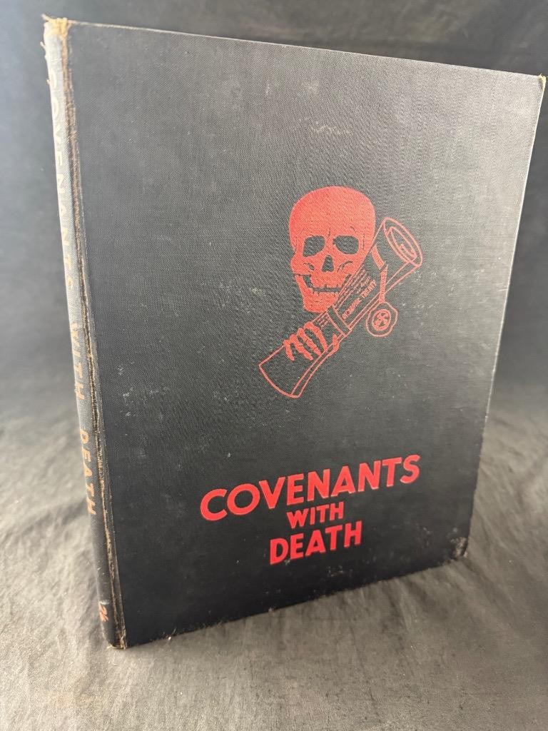 1934 INNES / CASTLE, COVENANTS WITH DEATH, WW1, PHOTOGRAPHS, BRUTALITY, 1st ED