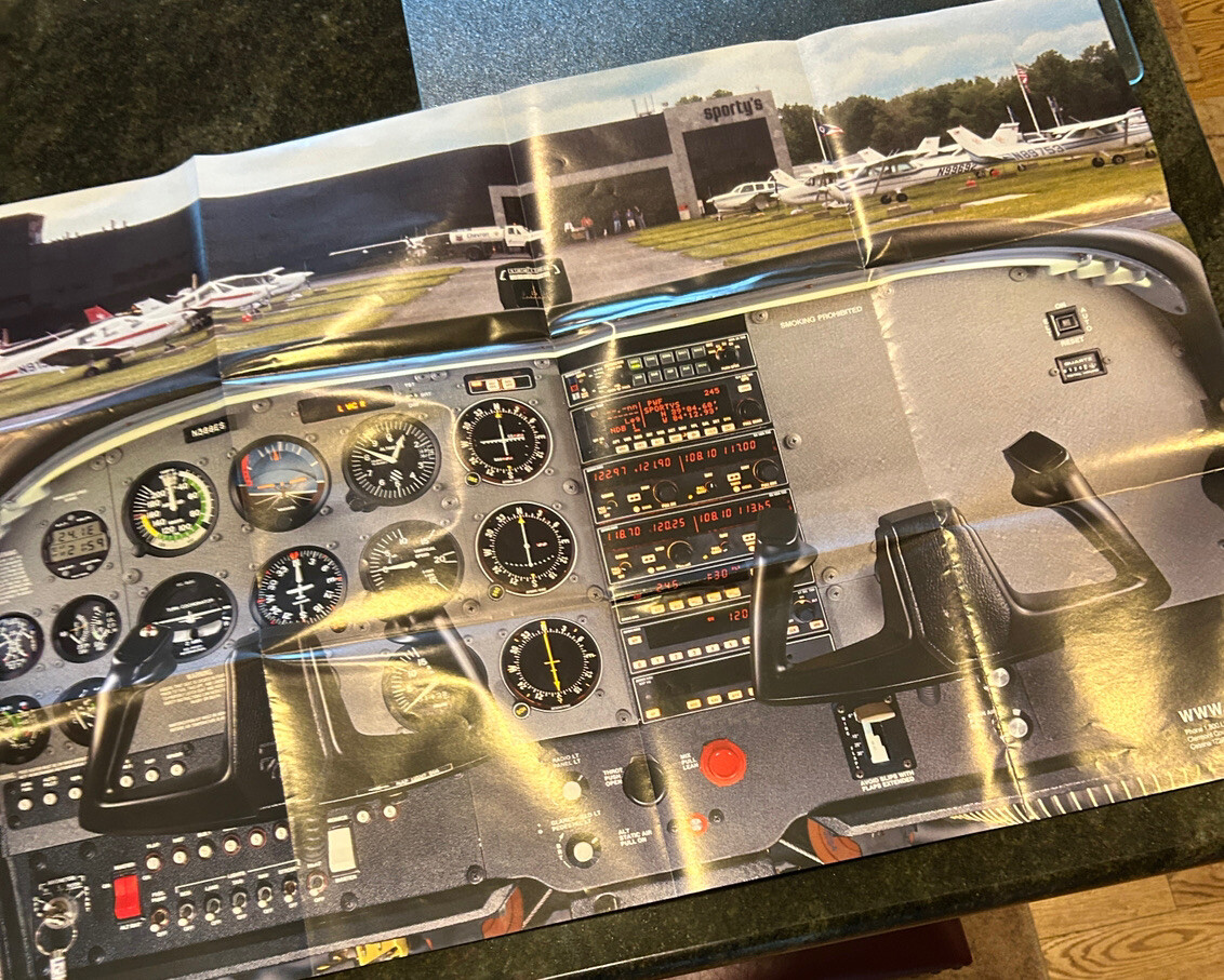 Cessna 182T Poster (Folded) ©2002 Sporty\'s Pilot Shop - Batavia, Ohio Cessna 182T Poster (Folded) ©2002 Sporty\'s Pilot Shop - Batavia, Ohio