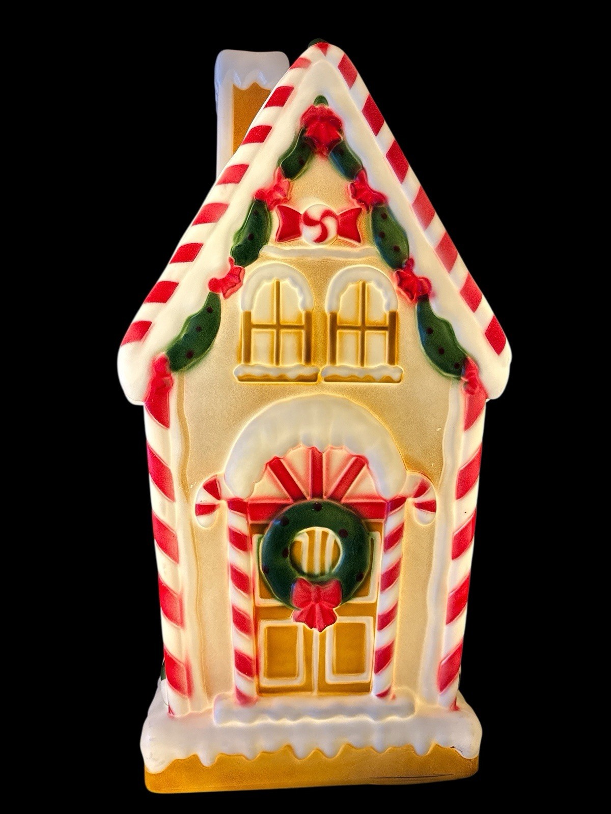Christmas Blow Mold 36” Lighted Gingerbread House Home Holiday Decoration NEW