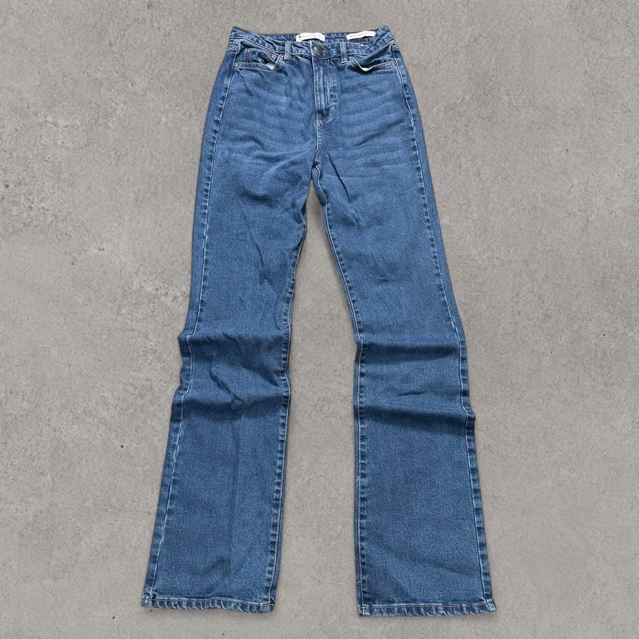 American Tall Britney High Rise Bootcut Jeans Blue Tall Girl Y2K 29 x 37