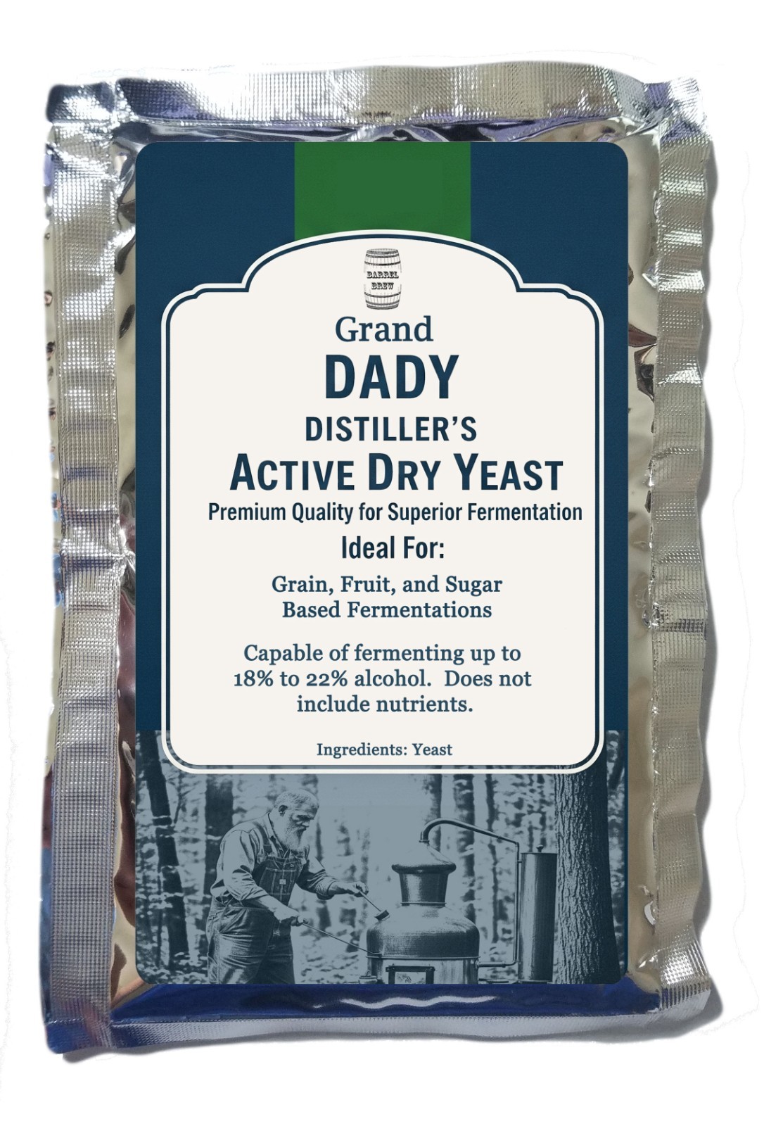 DADY Distillers Active Dry Yeast Moonshine Whiskey Rum Vodka UP TO 5 Pounds