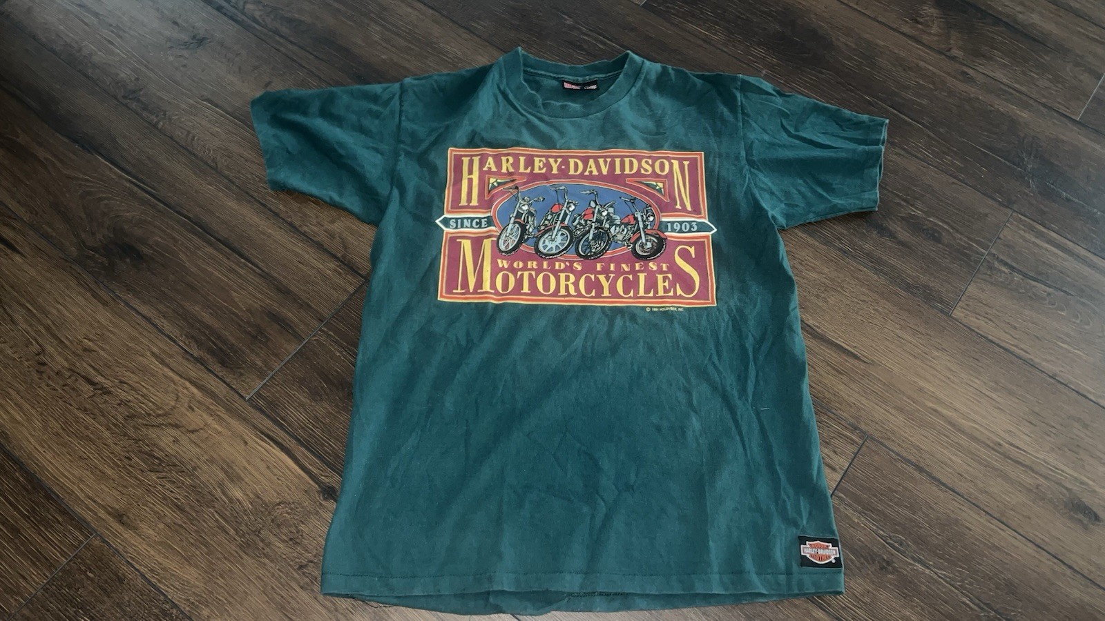 Vintage 1991 Harley Davidson World’s Finest Motorcycles Since 1903 Shirt Sz. Lg Vintage 1991 Harley Davidson World’s Finest Motorcycles Since 1903 Shirt Sz. Lg