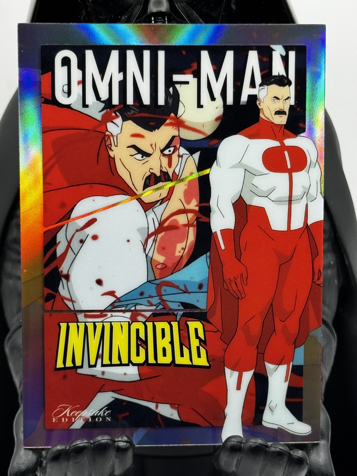 Omni Man #173 - Silver Foil Refractor - 2025 Keepsake Invincible Season 1 Card Omni Man #173 - Silver Foil Refractor - 2025 Keepsake Invincible Season 1 Card