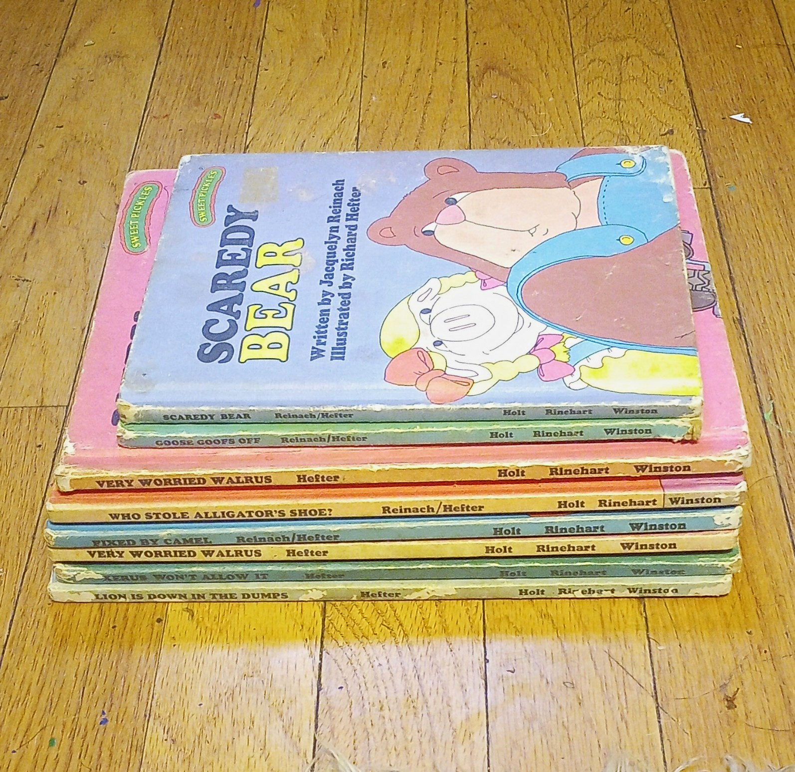 Sweet Pickles Lot of 8 Hardcover Picture Books Jacquelyn Reinach Richard Hefter Sweet Pickles Lot of 8 Hardcover Picture Books Jacquelyn Reinach Richard Hefter