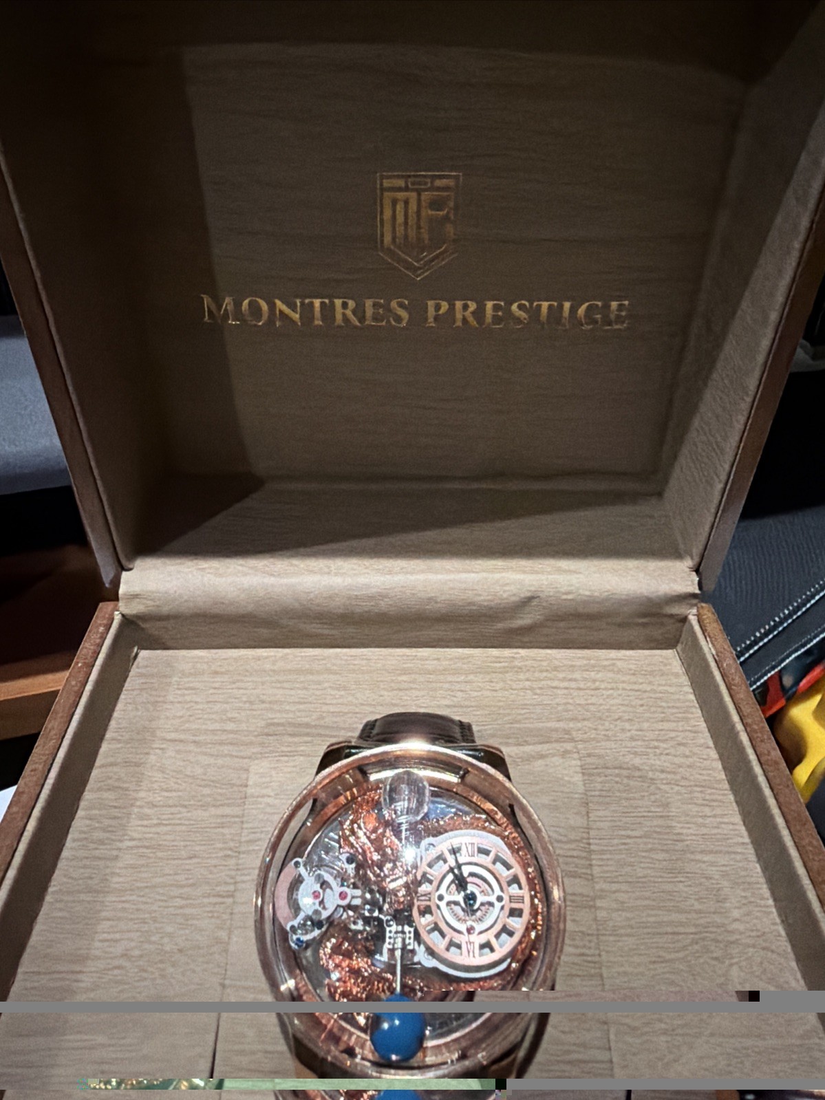 Montres Prestige x Invicta MPW-0141 Dragon Skeleton Quartz Watch 46mm Rose Gold