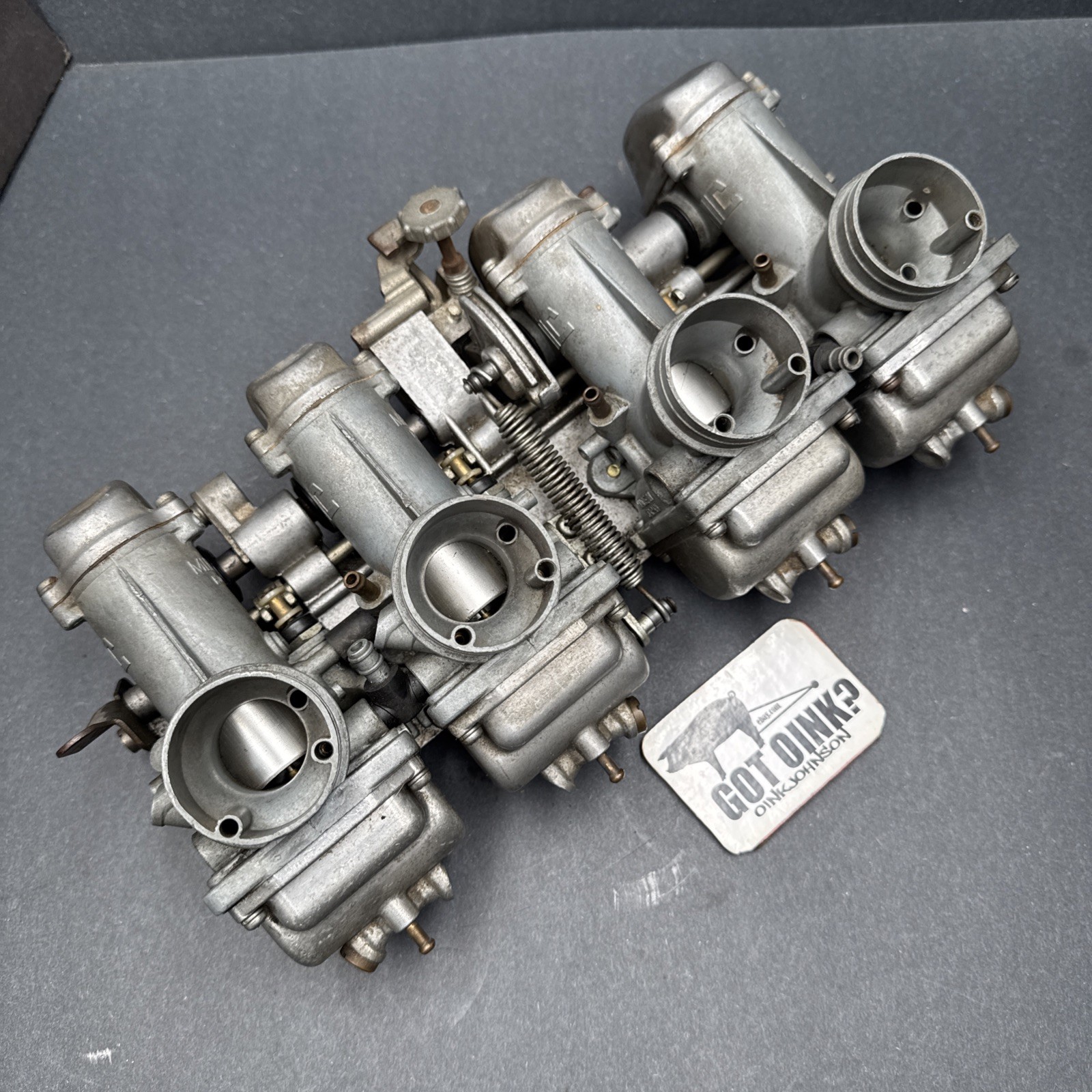 Kawasaki 1977-78 KZ1000 KZ 1000 OEM Original Mikuni Carburetors Carbs MIC Carb Kawasaki 1977-78 KZ1000 KZ 1000 OEM Original Mikuni Carburetors Carbs MIC Carb