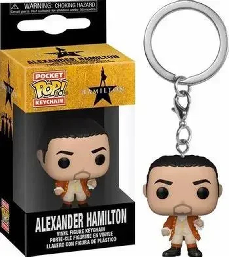 Pop Pocket Pop Keychain Alexander Hamilton George Washington Angelica Schuyler V