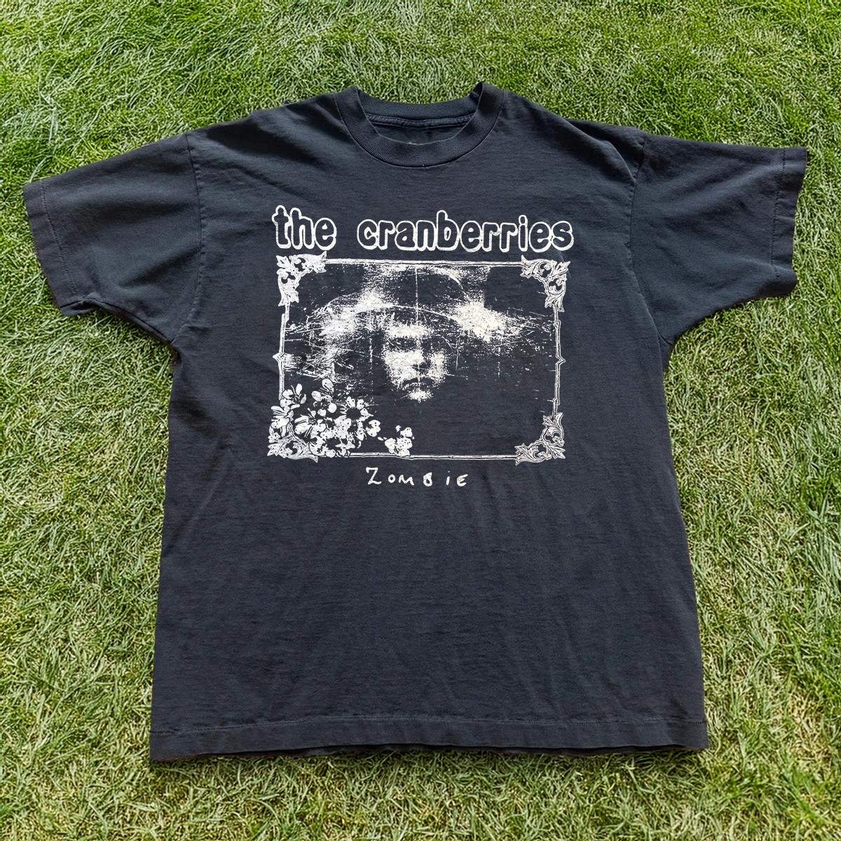 The Cranberries Zombie 90s Alternative Rock Black Graphic T-Shirt