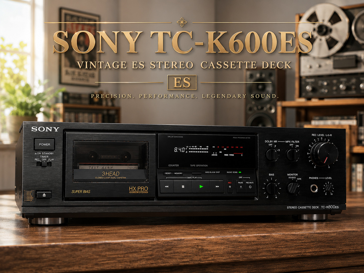SONY TC-K600ES ๐RaRe๐ Vintage ES Stereo Cassette Deck SONY TC-K600ES ๐RaRe๐ Vintage ES Stereo Cassette Deck