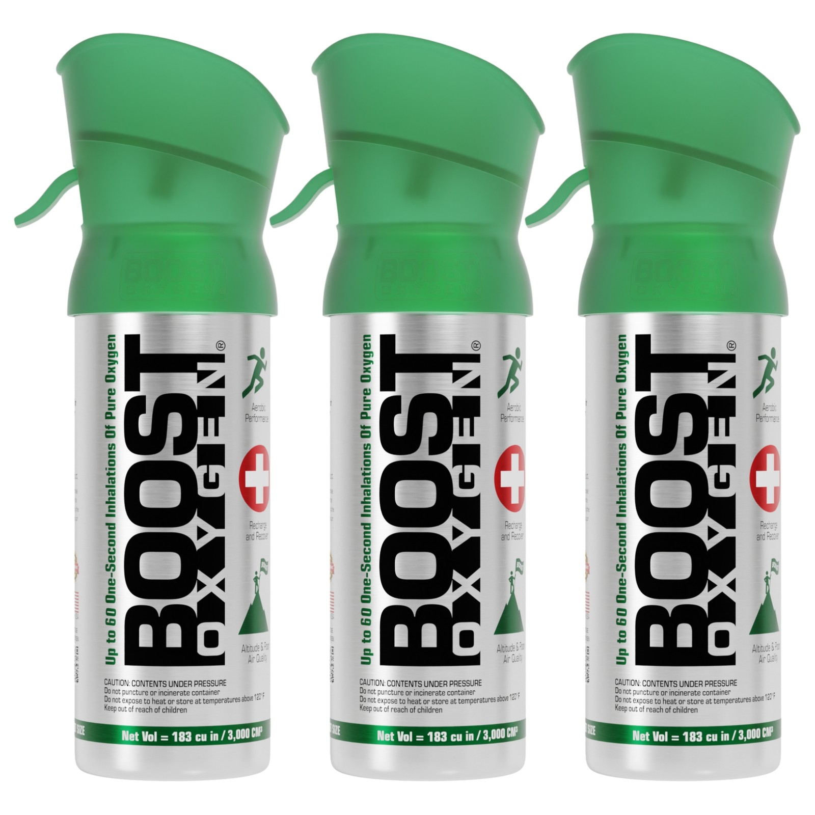 Boost Oxygen Pocket Size Natural 3L Canister | Respiratory Support for Aerobic
