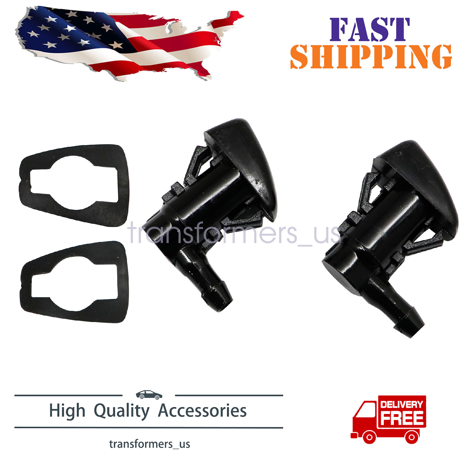 Fit Ford Fiesta 2011-2019 Windshield Washer Nozzle Spray Jet BE8Z17603A