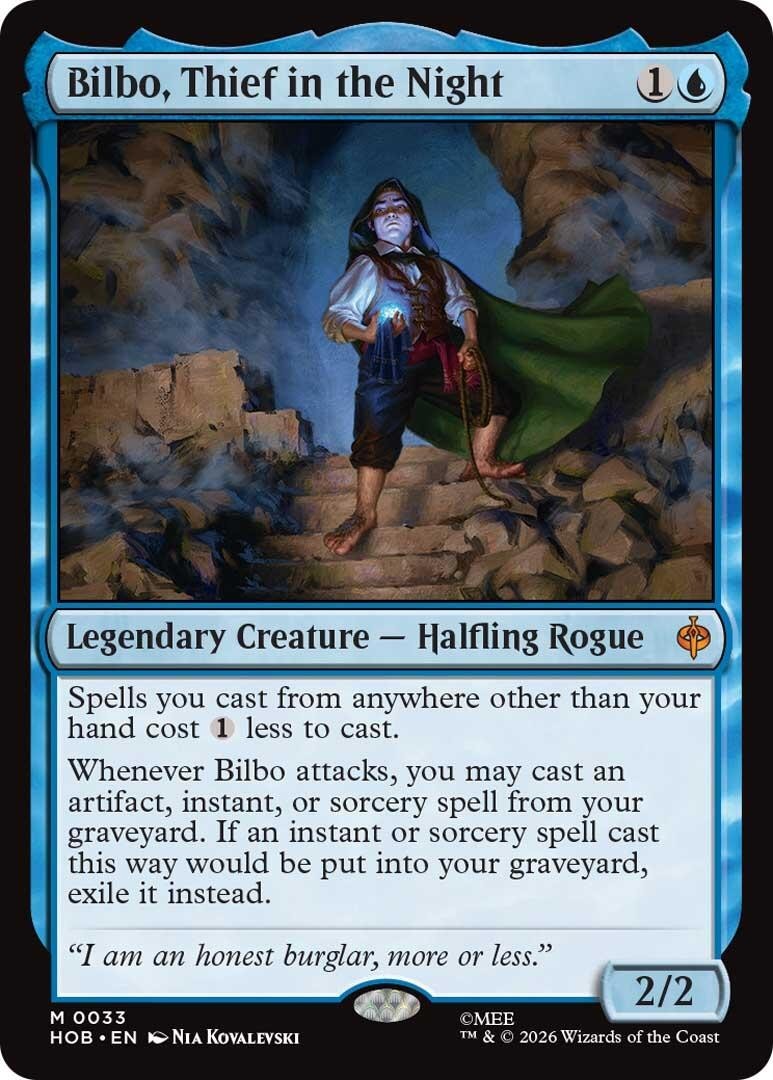 MTG HOB M Bilbo, Thief in the Night #33 NM MTG HOB M Bilbo, Thief in the Night #33 NM