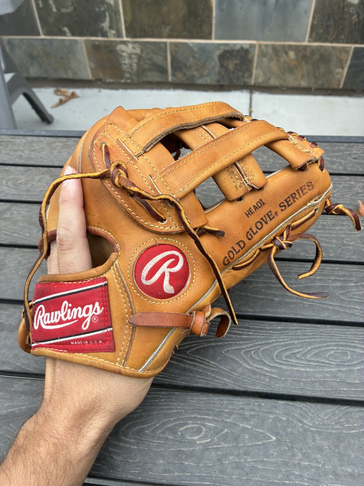 Rawlings Heart Of The Hide PRO-1000H Horween Baseball Glove 1996 Made In USA Rawlings Heart Of The Hide PRO-1000H Horween Baseball Glove 1996 Made In USA