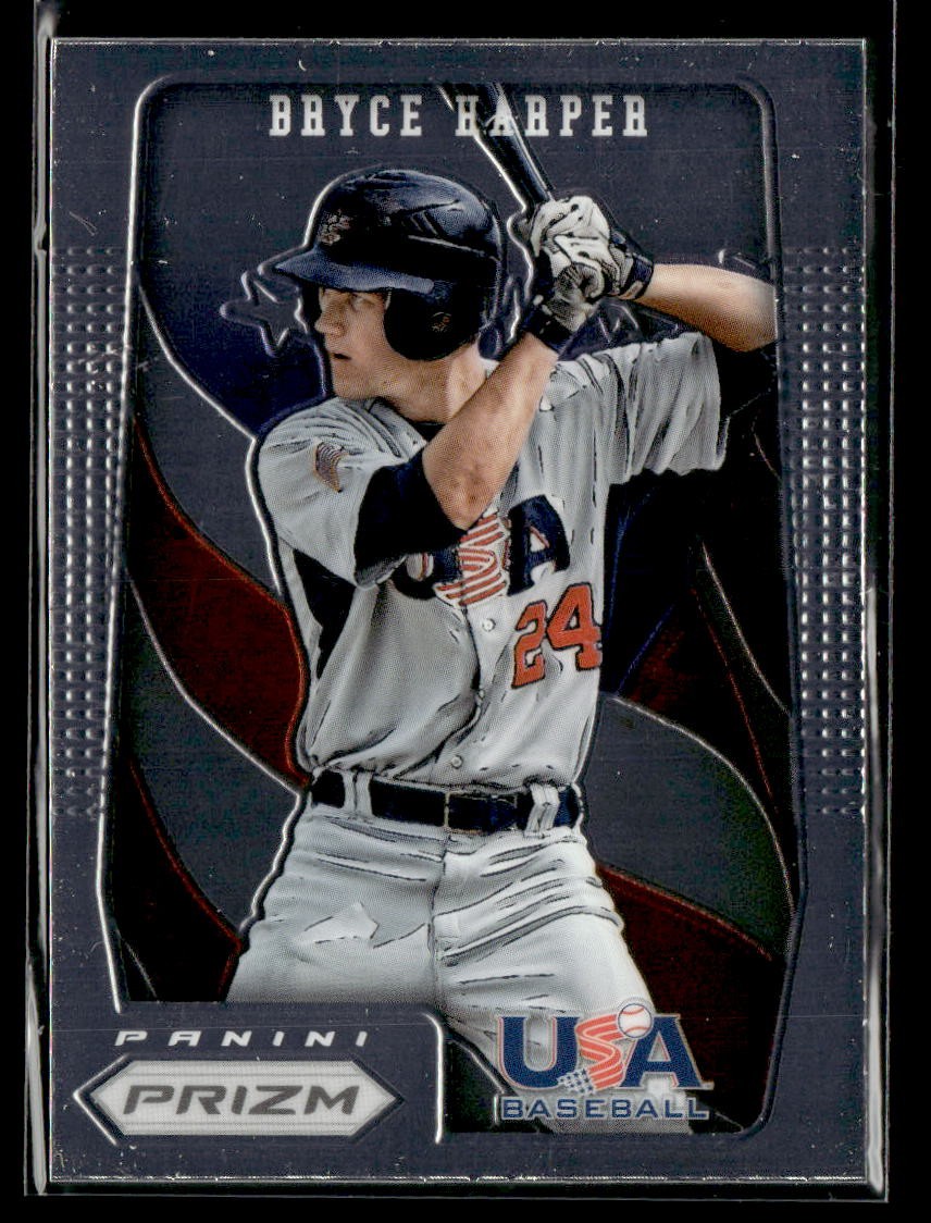 2012 Panini Prizm #USA7 Bryce Harper USA Near Mint QTY 2012 Panini Prizm #USA7 Bryce Harper USA Near Mint QTY
