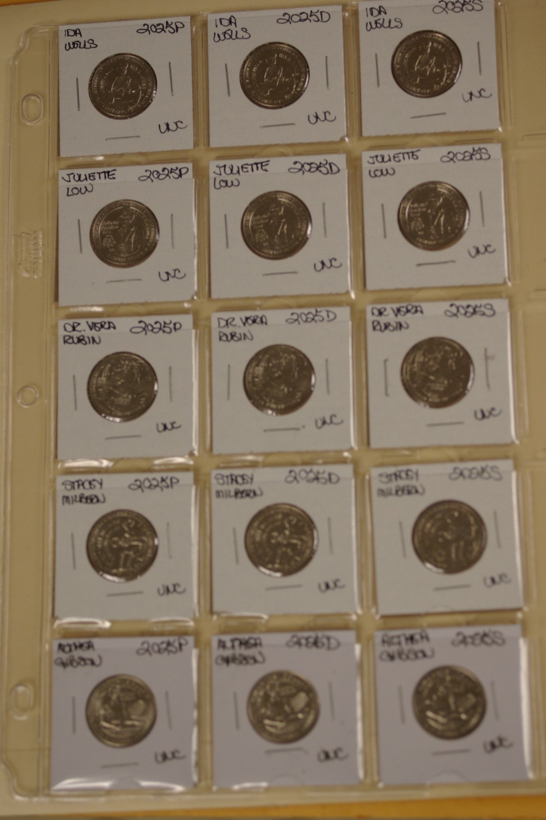 2025 Women in America 3 Coin PDS Set - All 5 2025 Quarter Issues