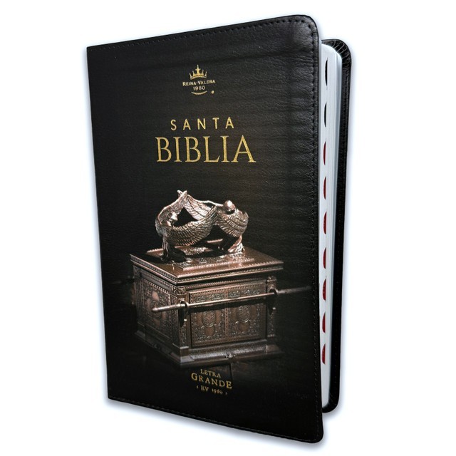 Biblia Letra Grande 12 puntos RV1960 imit piel negro con índice - Arca del Pacto Biblia Letra Grande 12 puntos RV1960 imit piel negro con índice - Arca del Pacto