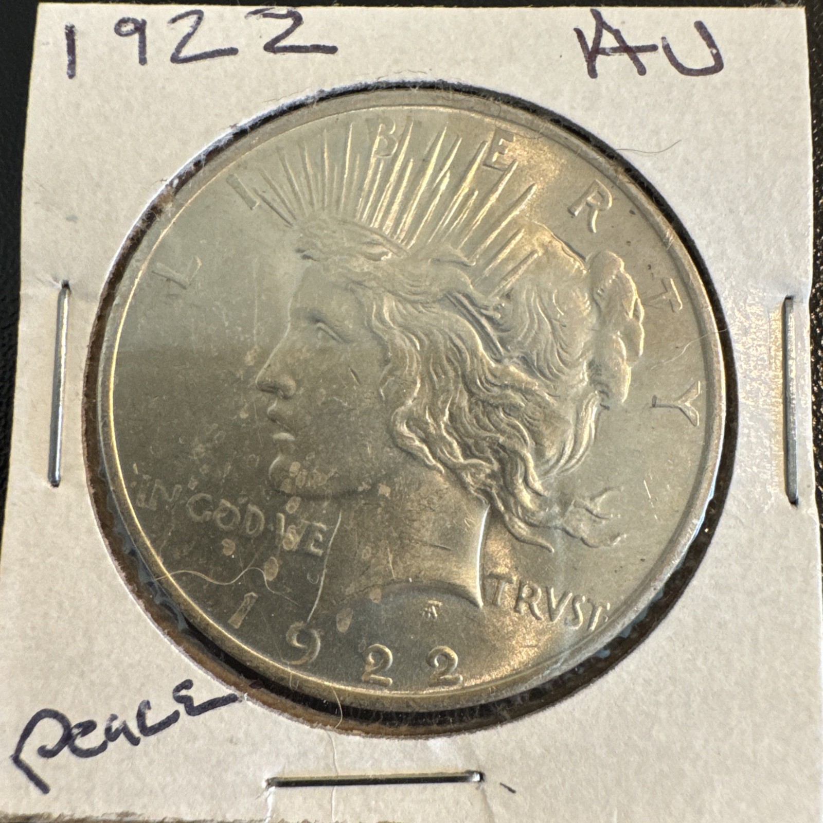 1922-P Original PEACE 90% SILVER Dollar Philadelphia Mint BU Coin 1922-P Original PEACE 90% SILVER Dollar Philadelphia Mint BU Coin