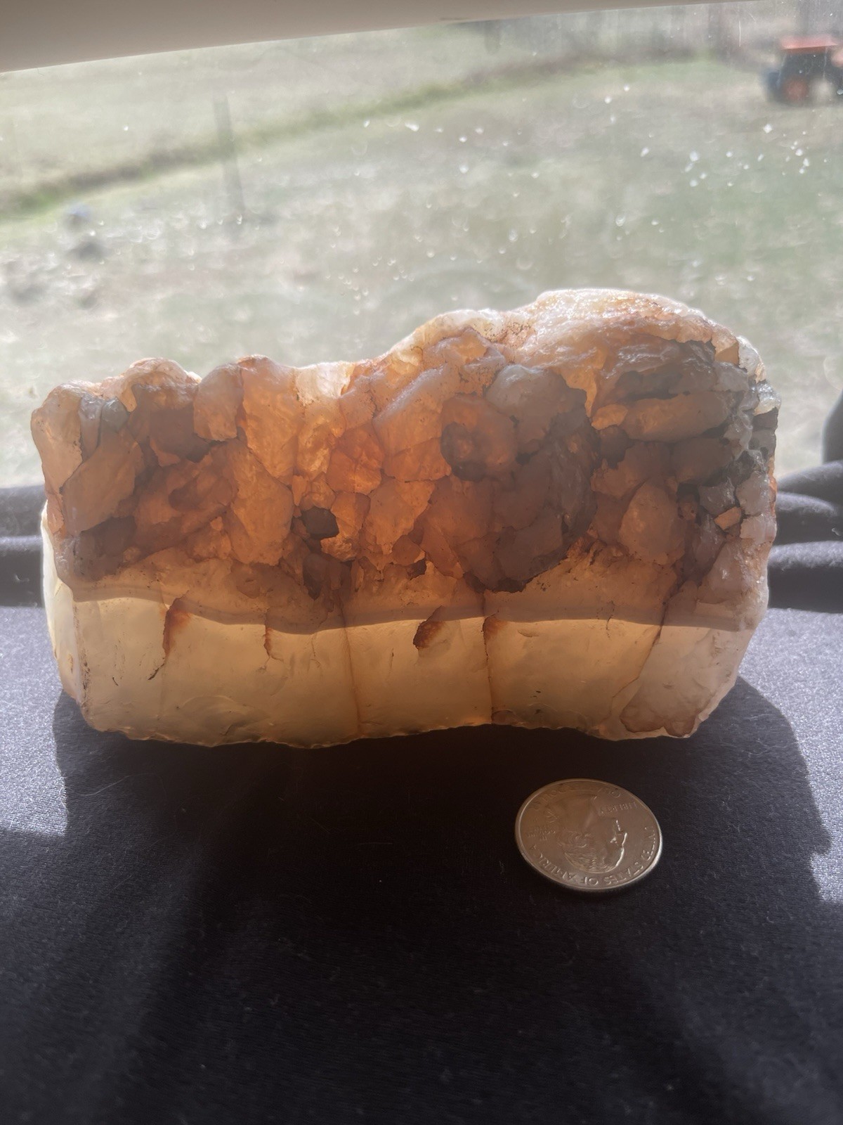 Large Agate/Opal/Quartz Combination For Lapidary Work Or Display