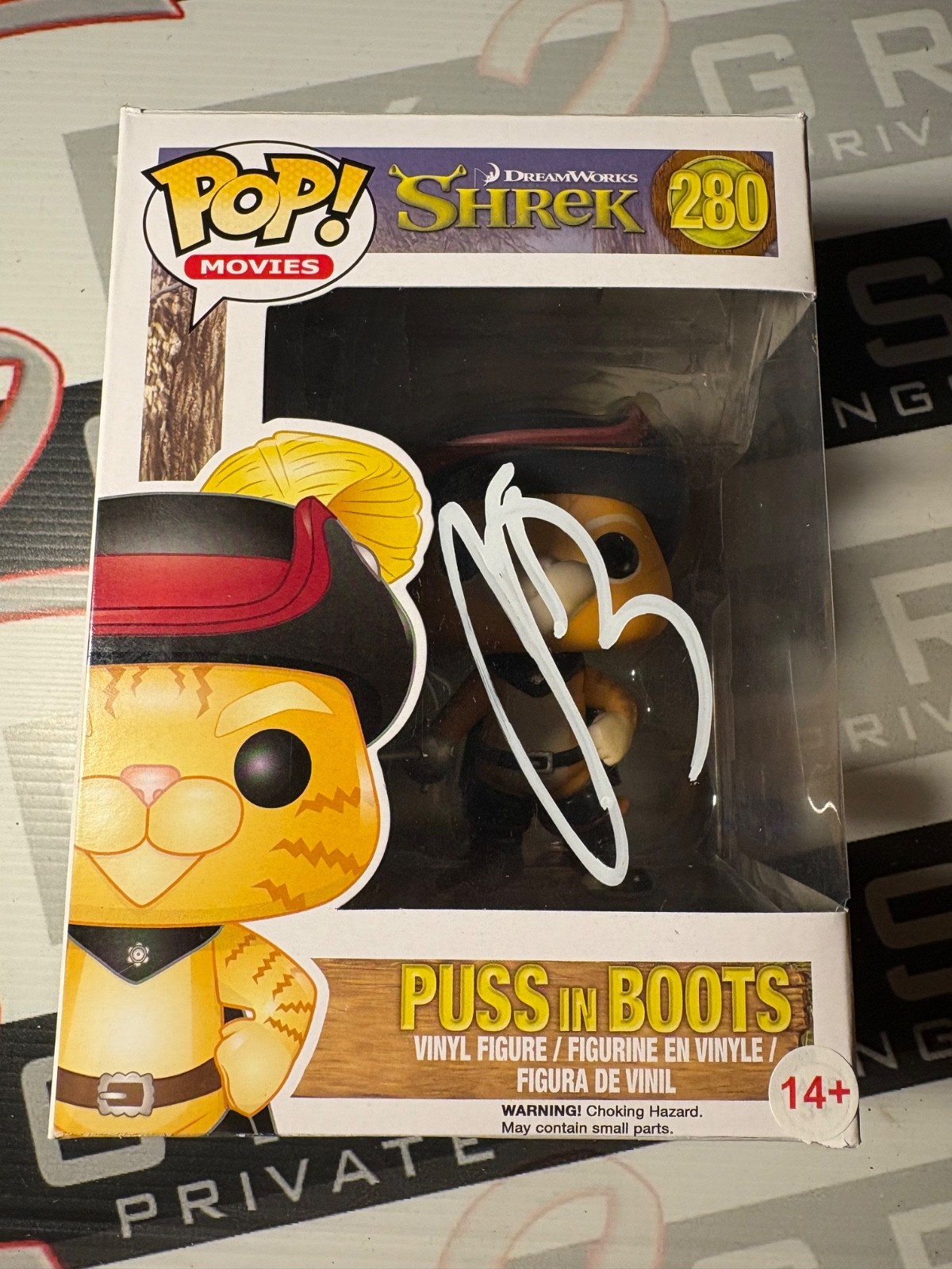Antonio Banderas Autograph Signed Puss In Boots Funko Pop ACGcert COA - Shrek