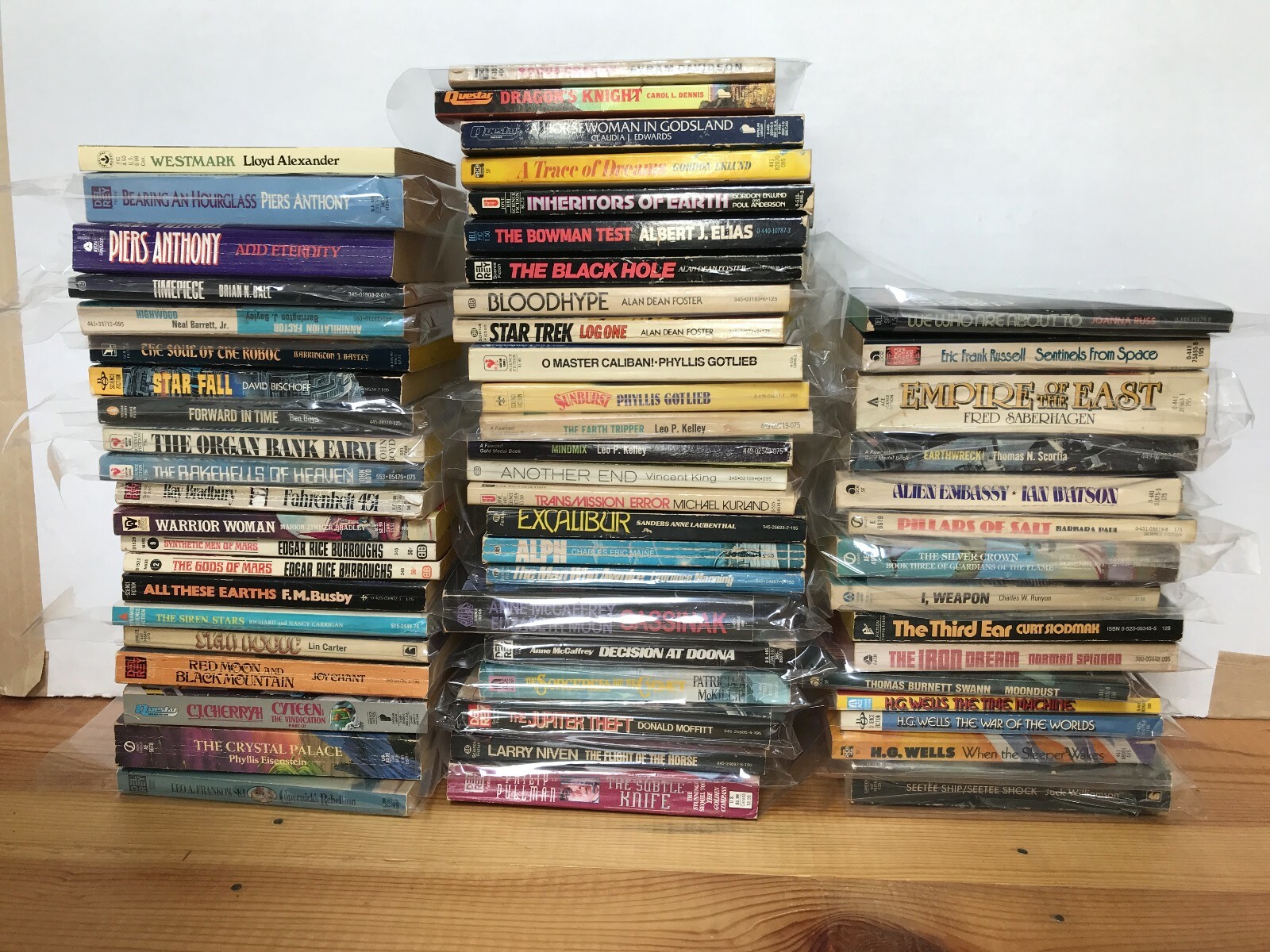 Collection of Science Fiction/Fantasy Paperbacks Some Vintage. Sold Individually