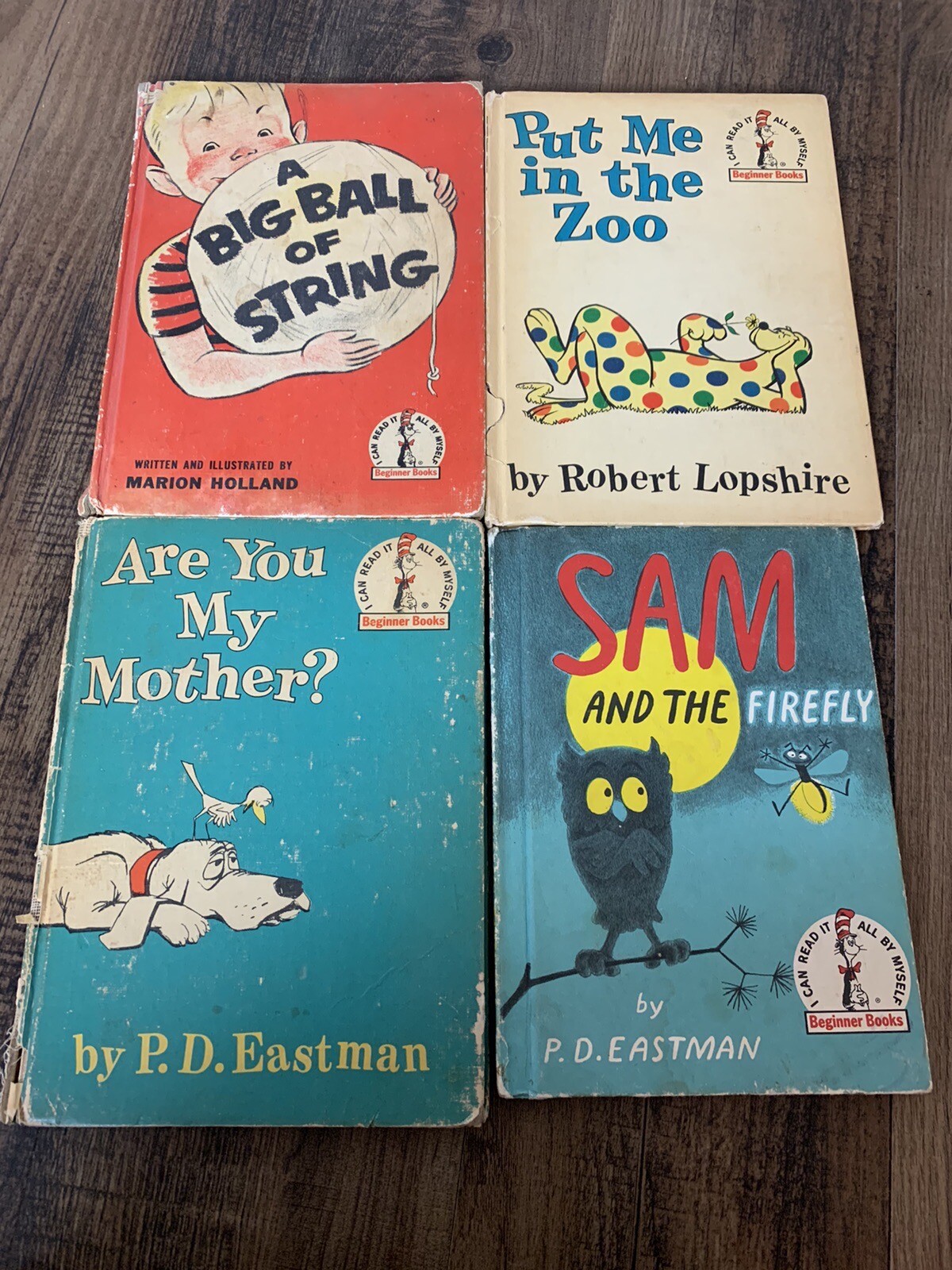 4 Vintage 50s & 60s Beginner Books By Robert Lopshire, P.D. Eastman & Marion 4 Vintage 50s & 60s Beginner Books By Robert Lopshire, P.D. Eastman & Marion
