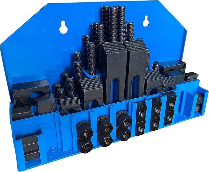 58PC Hold Down Clamp Clamping Set Kit Bridgeport Mill (7/16\