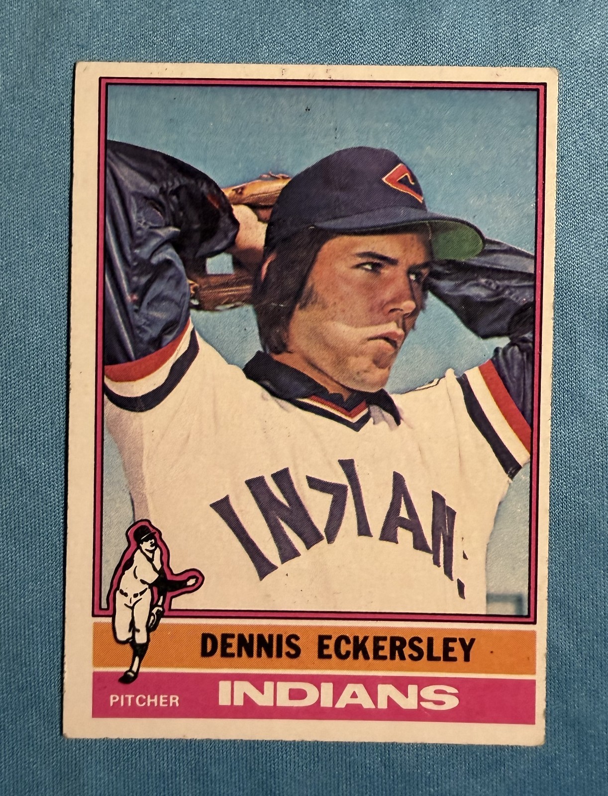 1976 Topps Dennis Eckersley #98 Rookie Card Cleveland Indians *GREAT SET FILLER*