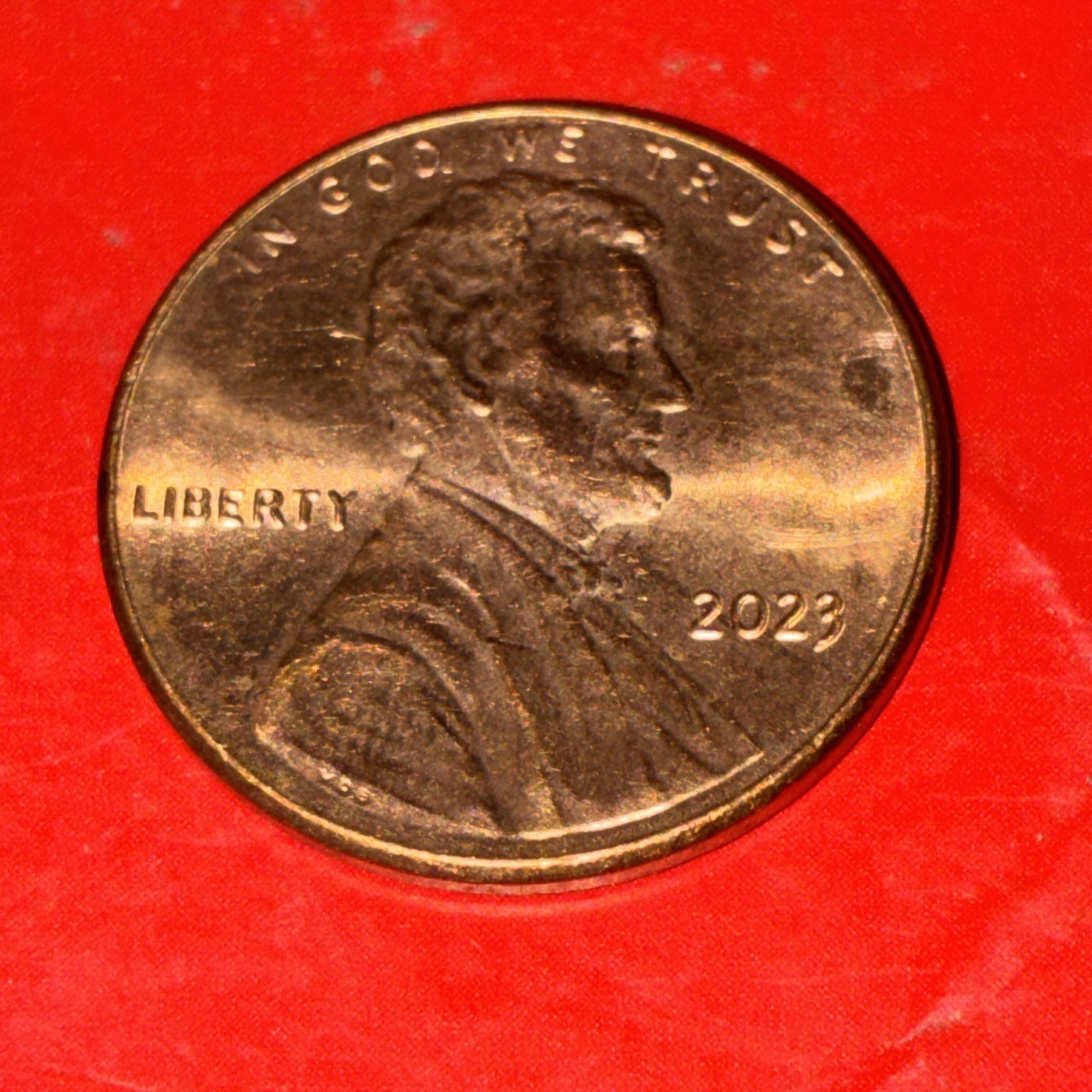 2023 P Lincoln Shield Cent •Buy 10 get 40% off• Mix&match• #260803• it has spots