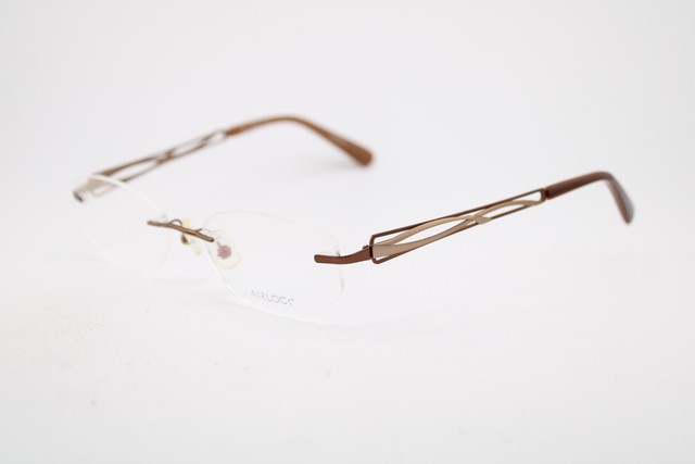 NEW AIRLOCK INFINITY 201 210 BROWN GUNMETAL AUTHENTIC EYEGLASSES 49-18 NEW AIRLOCK INFINITY 201 210 BROWN GUNMETAL AUTHENTIC EYEGLASSES 49-18