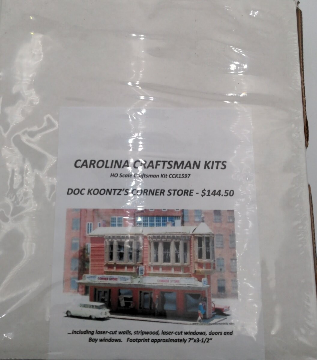 Carolina Craftsman CCK1597 HO Doc Koontz\'s Corner Store Building Kit