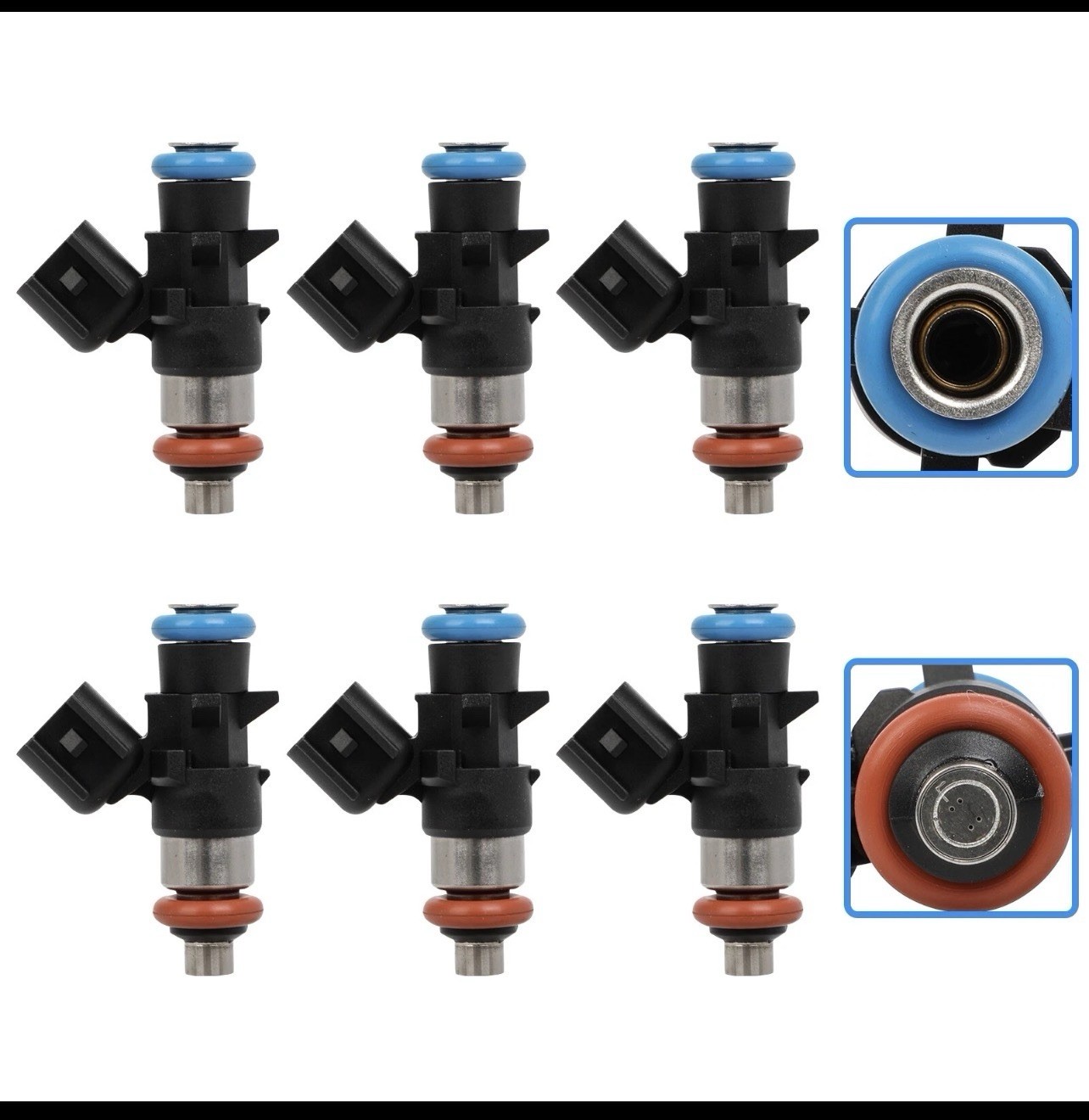 6pcs Fuel Injectors Fit For Jeep Cherokee KL 2014 2015-2017 V6 3.2L GAS