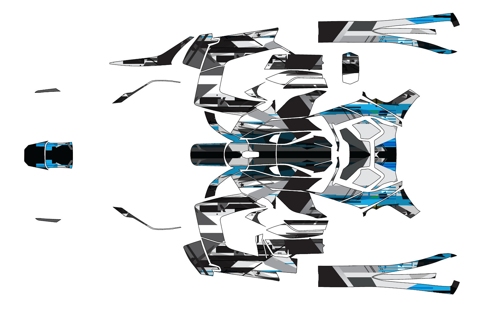 2019-2023 Can-Am Ryker Graphics Kit & Decals - Transform Your Ride
