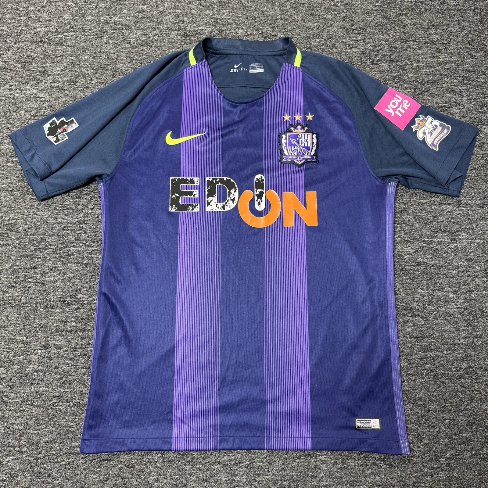 Sanfrecce Hiroshima Japan RARE Nike Home Soccer Jersey 2017 Purple Mens - Size L
