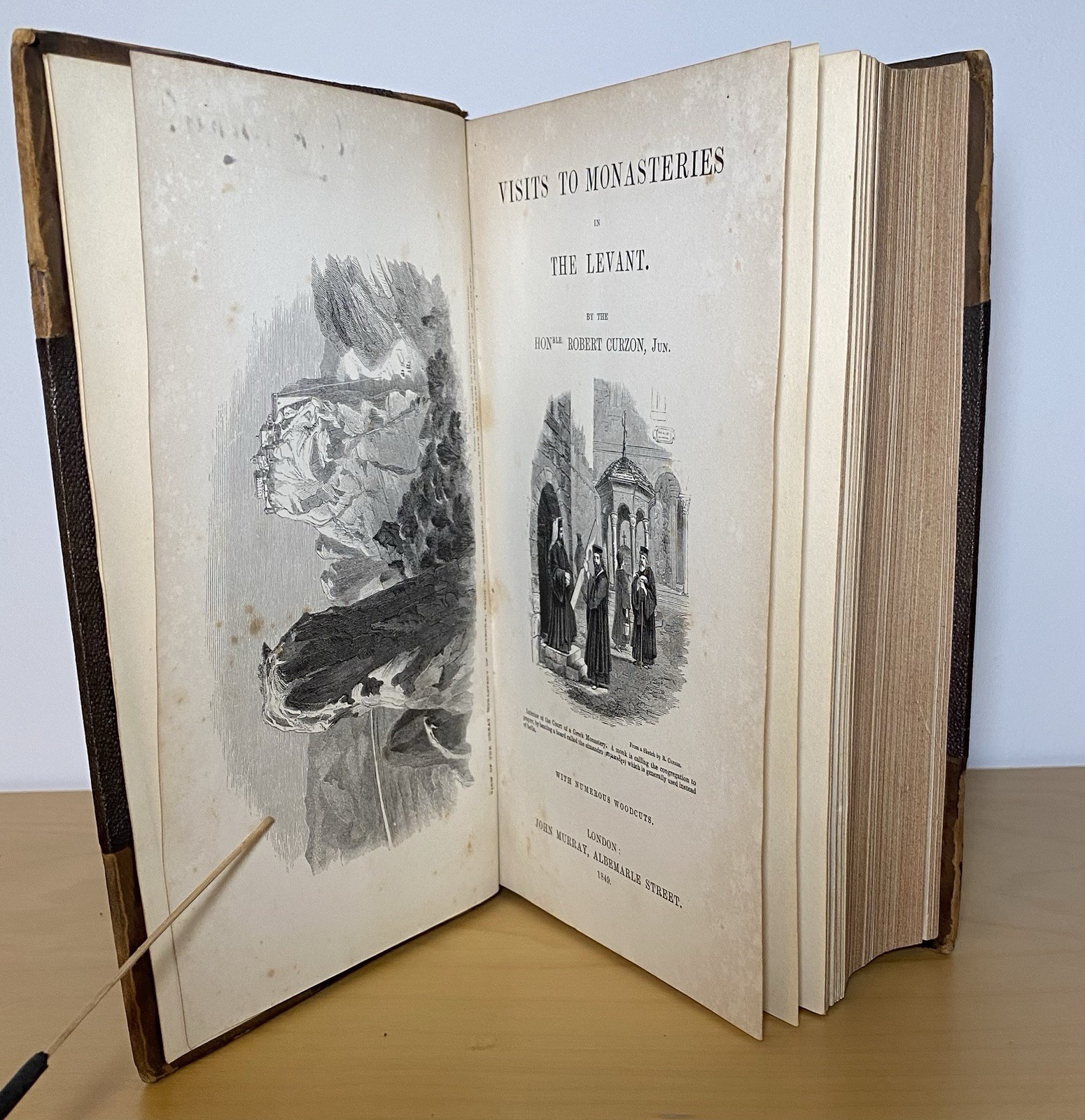 Visits to Monasteries in the Levant, First edition, Curzon, John Murray 1849