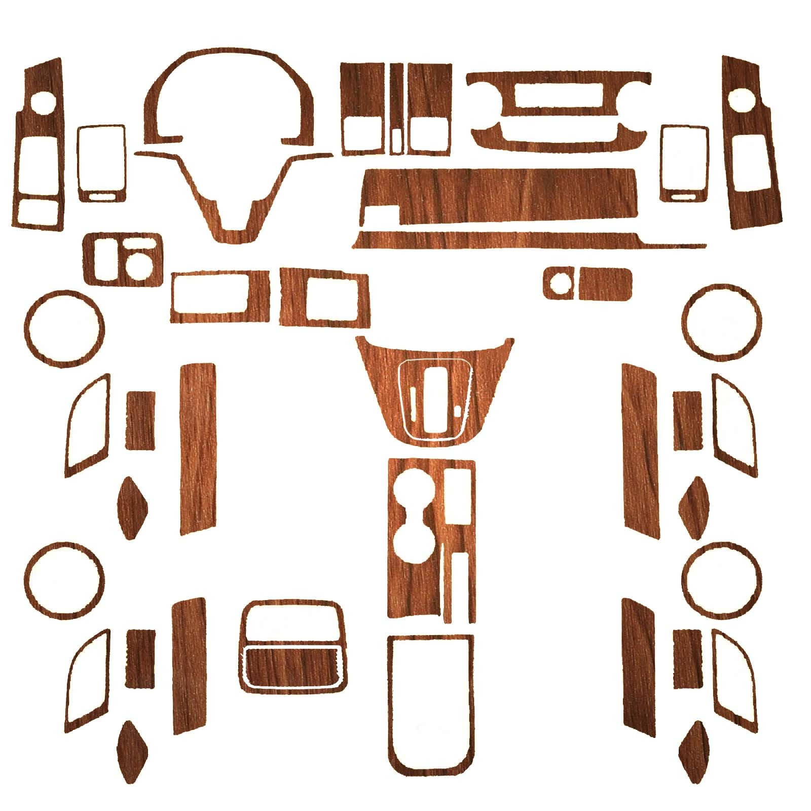 44Pcs Honda CR-V full car sandalwood colour interior trim kit covers 2007-11