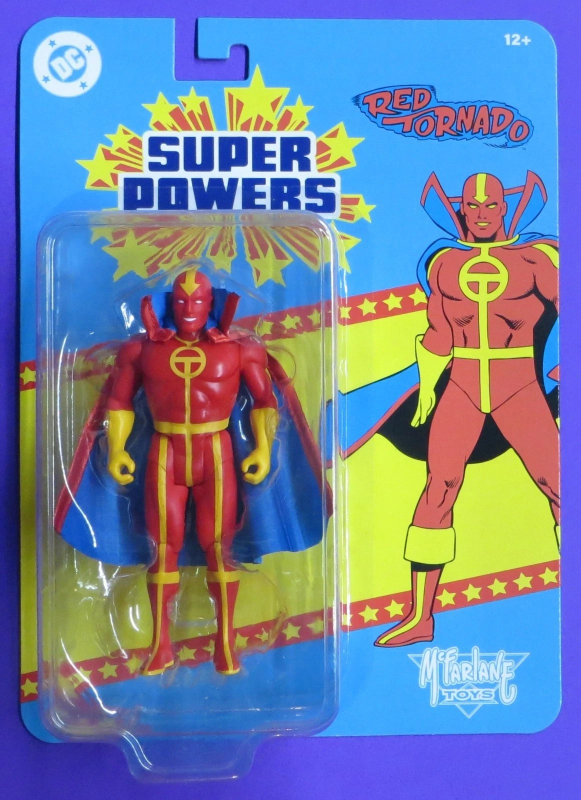 McFarlane SUPER POWERS RED TORNADO WAVE 15 WV15 WV 15 DC UNIVERSE IN HAND 4\