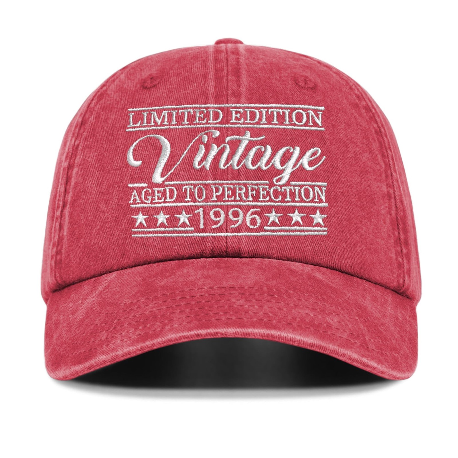 Birthday Gifts for Him Her, Ideal Gifts for Men Women, Vintage Hat 1996 03.red