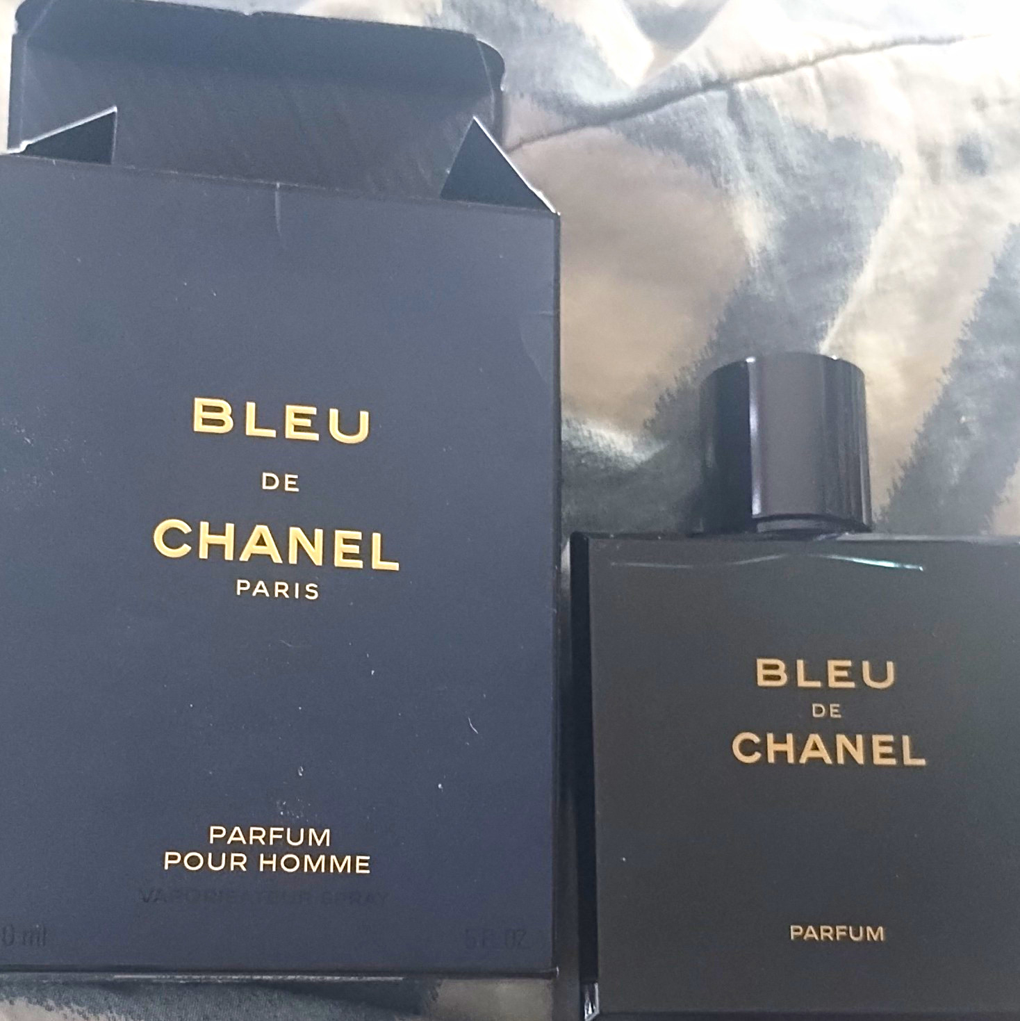 NEW CHANEL Bleu de Chanel Pour Homme Parfum Spray 5fl oz Men’s Fragrance.