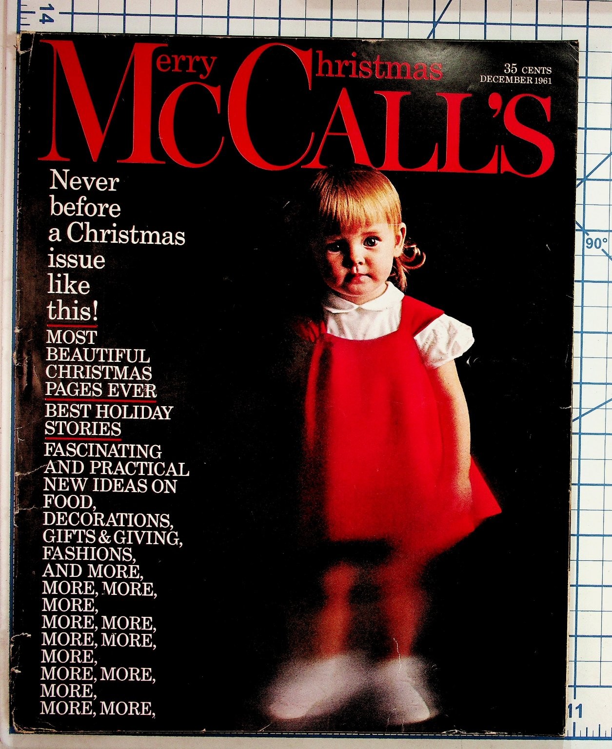 McCall\'s Magazine December 1961 Christmas Child Holiday Issue