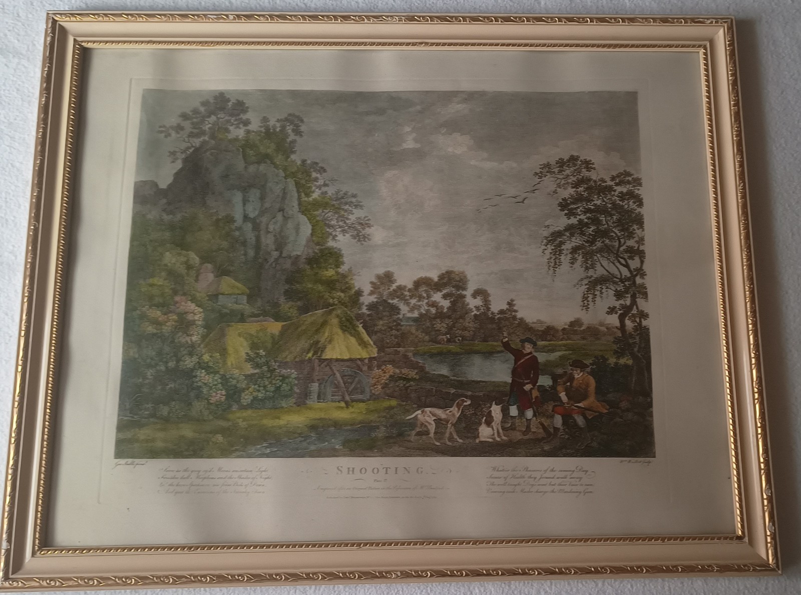 George Stubbs William Wollett Color Engraving