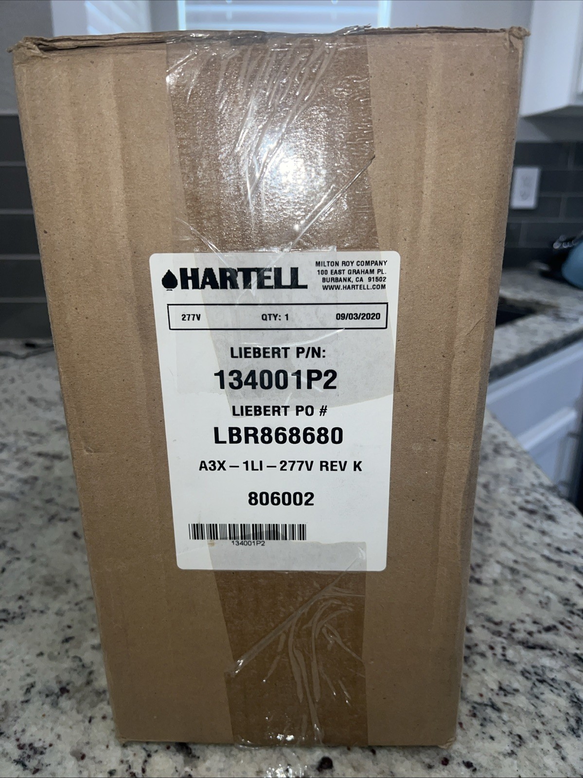 Liebert 134000P2 Condensate Pump, 277v Liebert 134000P2 Condensate Pump, 277v
