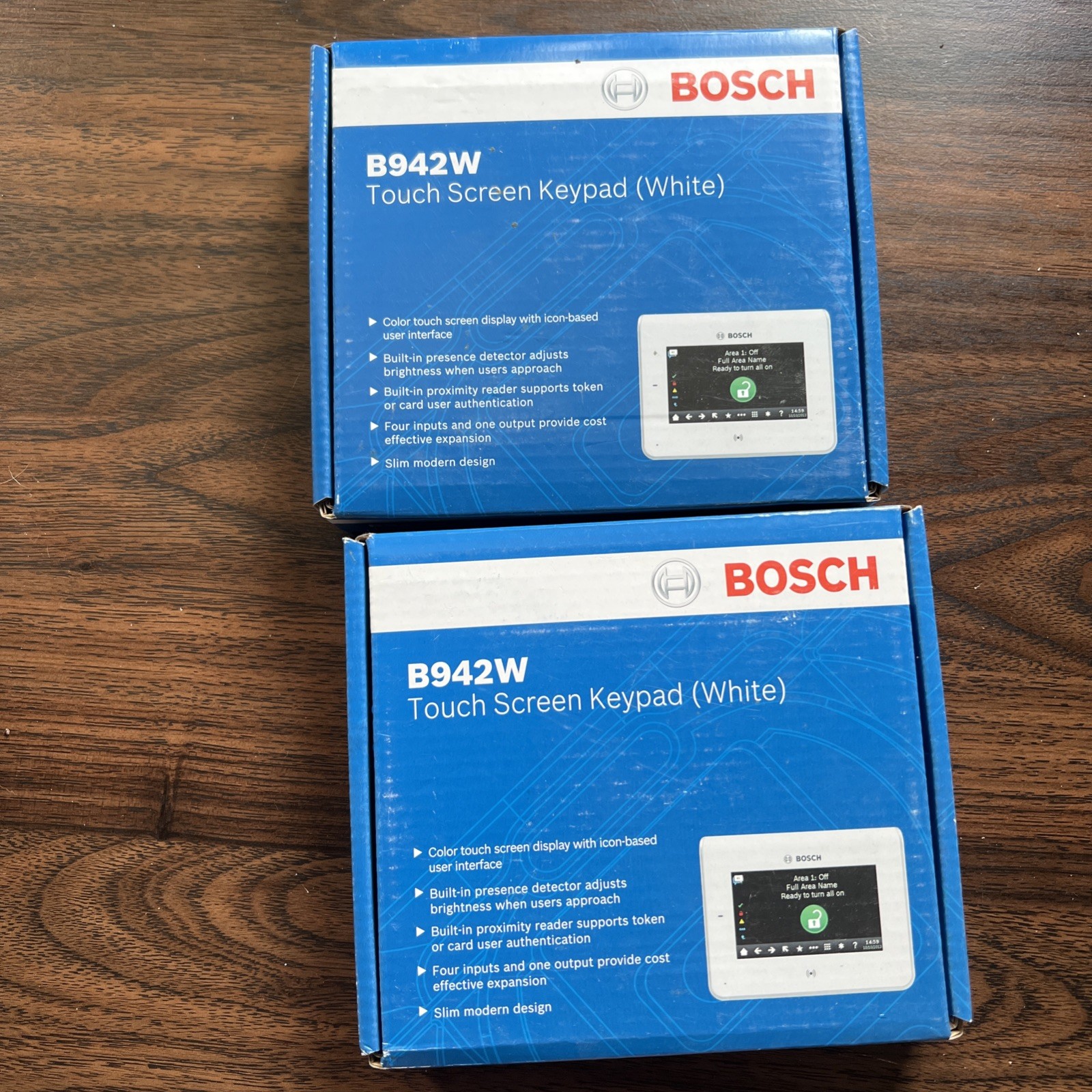 Bosch B942W White Touch Screen Keypad New Sealed Box Bosch B942W White Touch Screen Keypad New Sealed Box